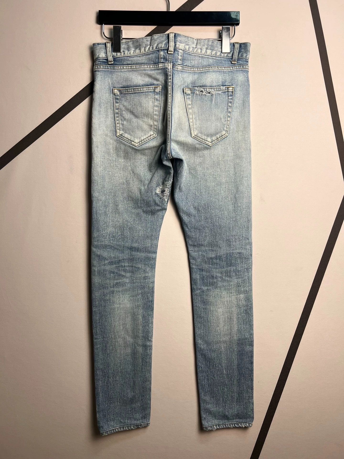 Saint Laurent Paris Saint Laurent SLP Spring/Summer 2017 light blue jeans Size US 30 / EU 46 - 2 Thumbnail