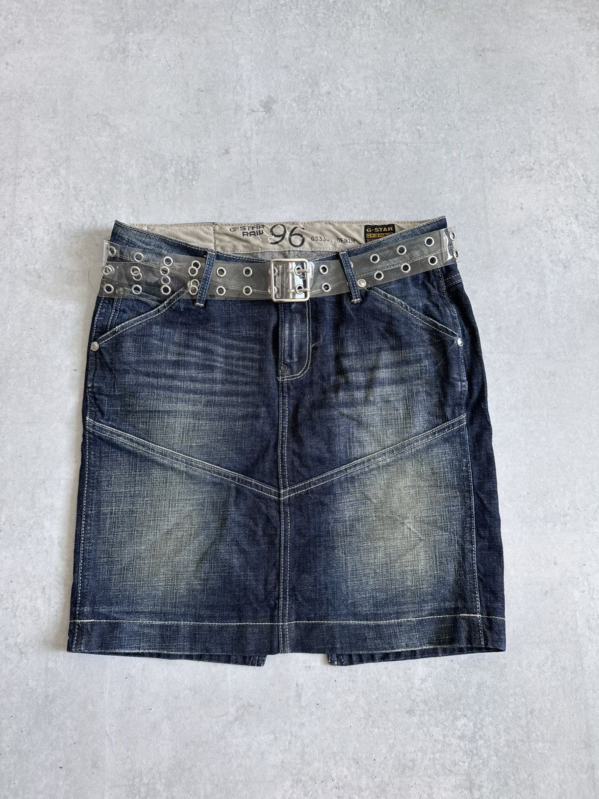 G-Star Vintage G-Star Raw 96 Y2K Denim Regular Women Archive Skirt Size 26" / US 2 / IT 38 - 2 Thumbnail