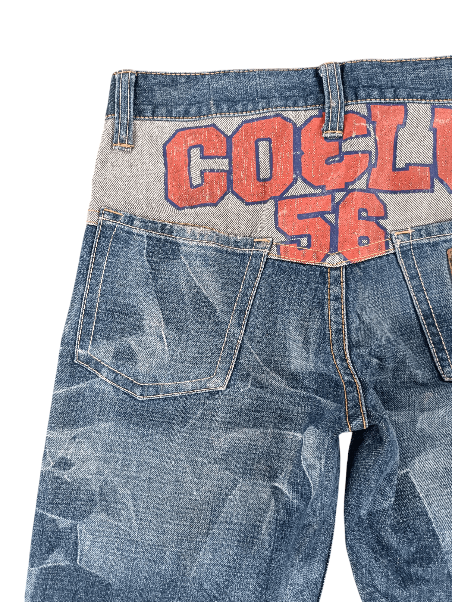 Japanese Brand Steals‼️Vintage Co&Lu 56 Big Logo Japanese Denim Jeans Size US 30 / EU 46 - 6 Thumbnail