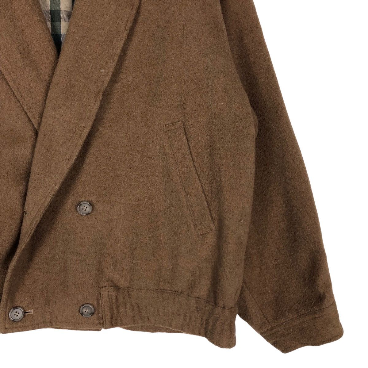 Issey Miyake 🔥Vintage Wool Jacket Memphis Japan Blanket Lining Size US L / EU 52-54 / 3 - 5 Thumbnail