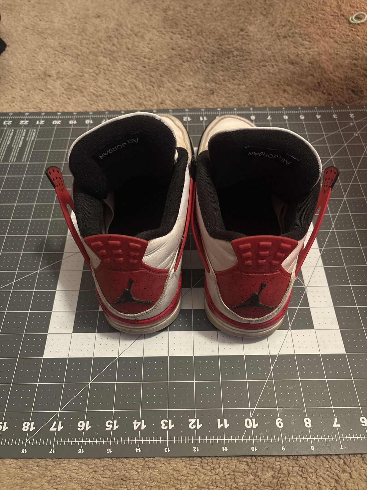 Jordan Brand × Nike Jordan 4 Retro ‘Red Cement’ Size US 11 / EU 44 - 3 Thumbnail