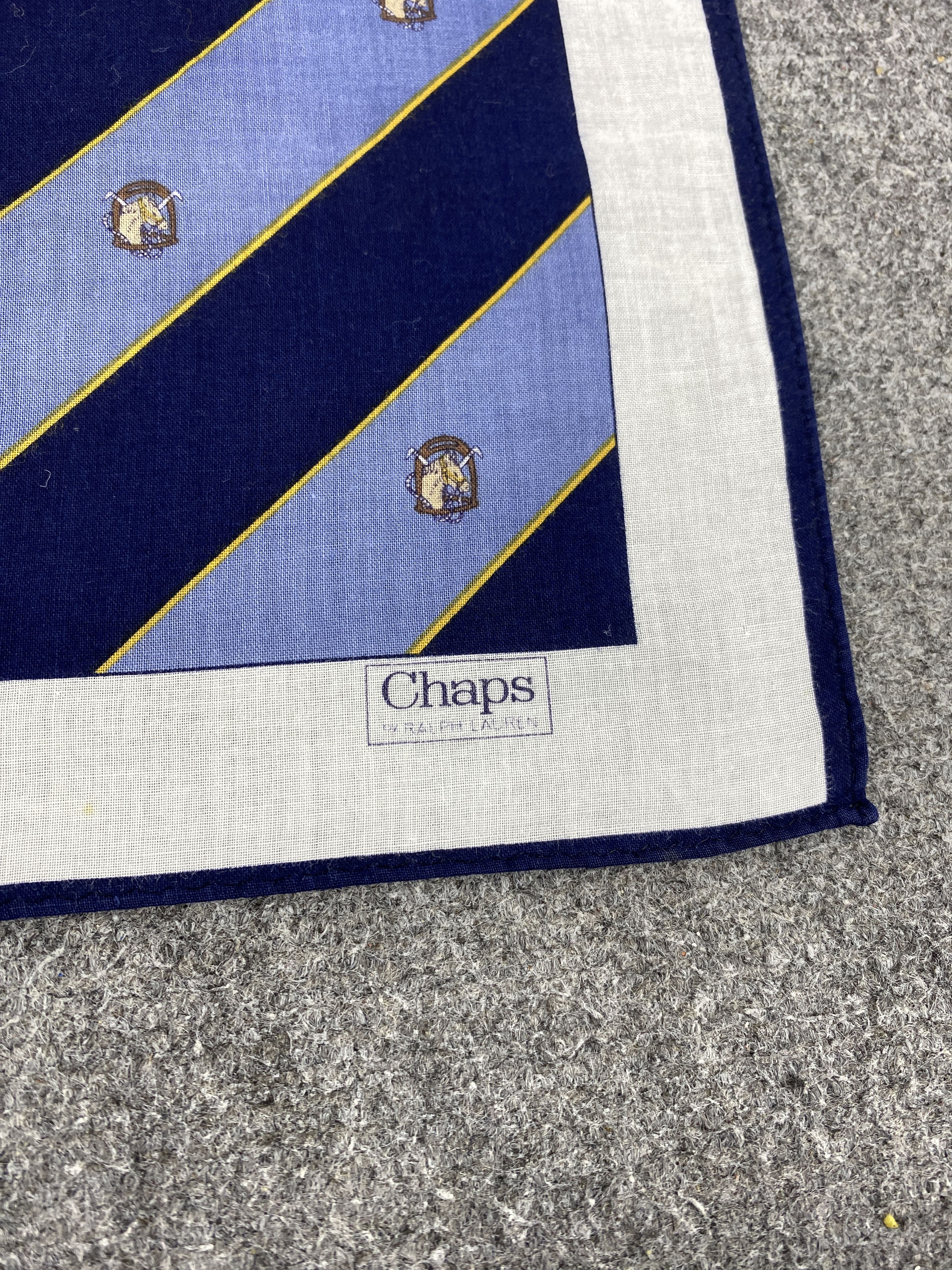 Chaps Ralph Lauren Vintage Chaps Ralph Lauren Handkerchief / Neckerchief KT0258 Size ONE SIZE - 6 Thumbnail