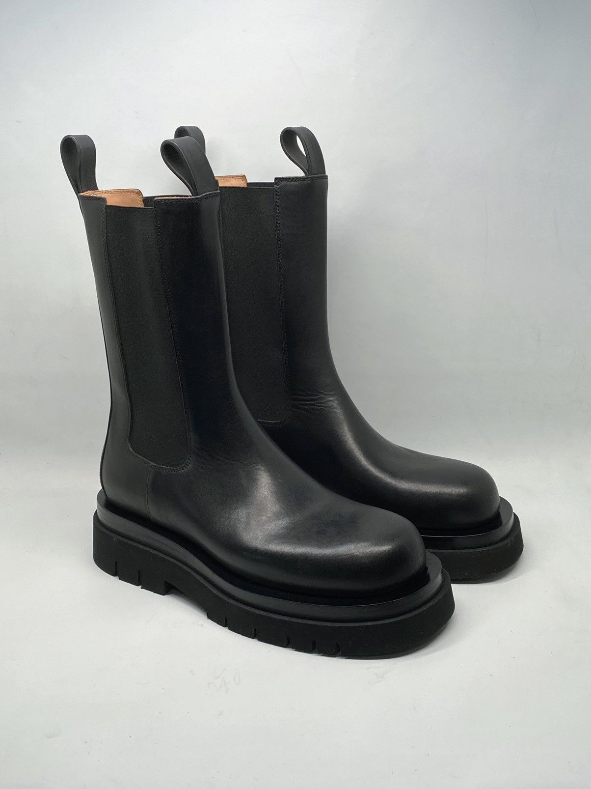 Bottega Veneta Bottega Veneta Lug Sole Leather Boots size 39.5 Size US 9.5 / IT 39.5 - 3 Thumbnail