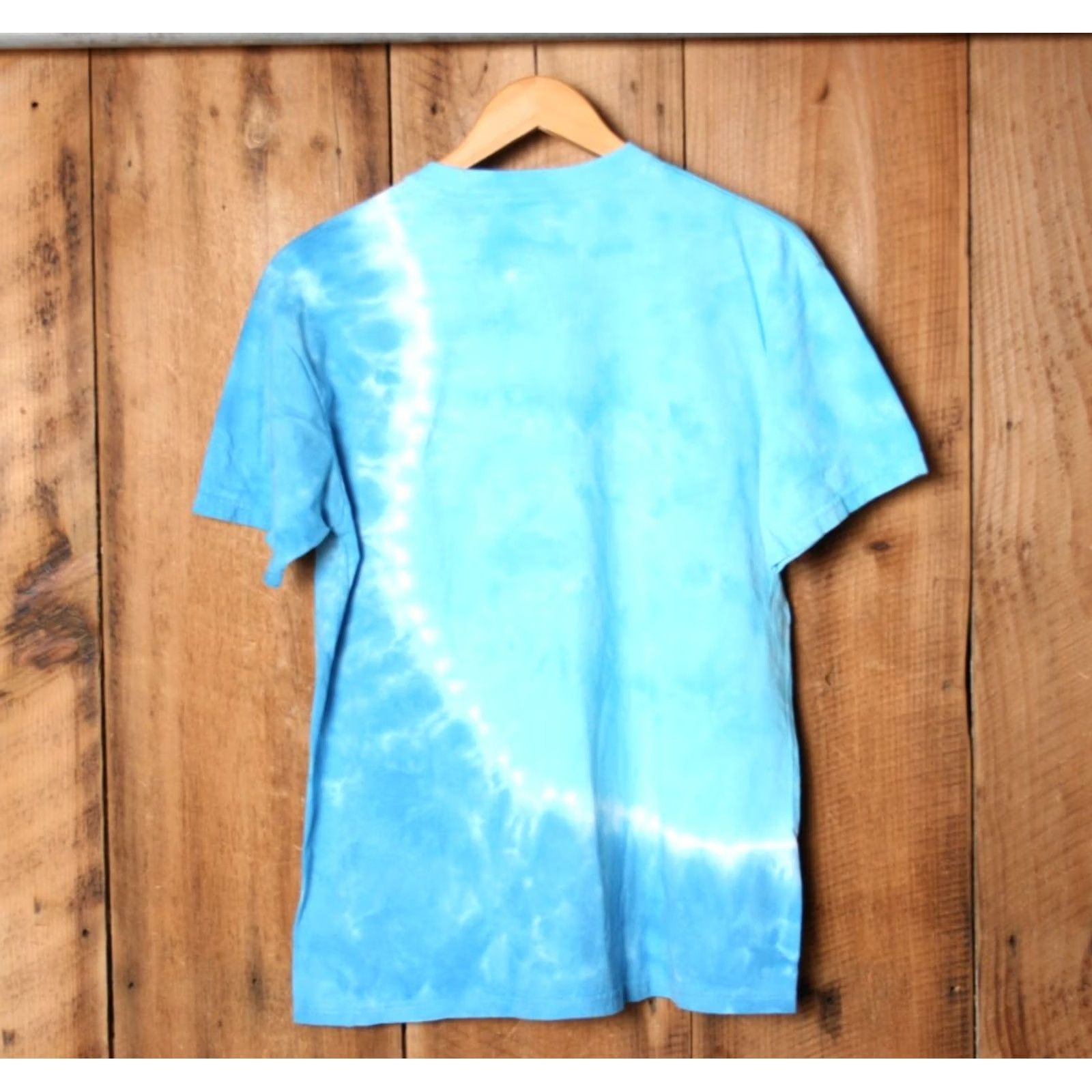 Liquid Blue LIQUID BLUE Aquatic Ecosystem Fish Sea Turtle Anemones Tie-Dye T-Shirt Sz. L Mens Short Sleeve Crew Neck Cotton Blue XS? No Size US L / EU 52-54 / 3 - 6 Thumbnail