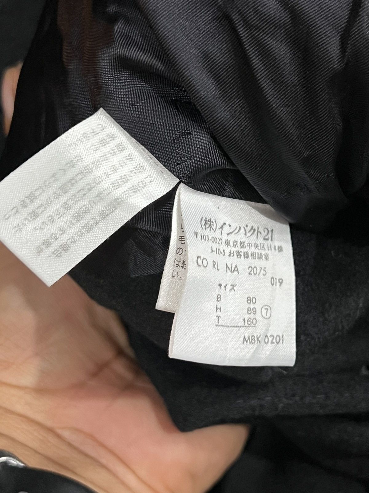 Ralph Lauren Ralph RL Lauren Classic long Jacket wool linen black Size ONE SIZE - 8 Thumbnail