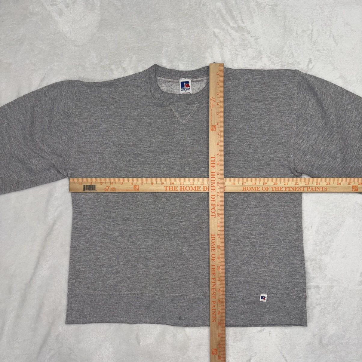 Russell Athletic Vintage Blank Crewneck Medium Russell 90s Distressed Grey Size US M / EU 48-50 / 2 - 13 Thumbnail