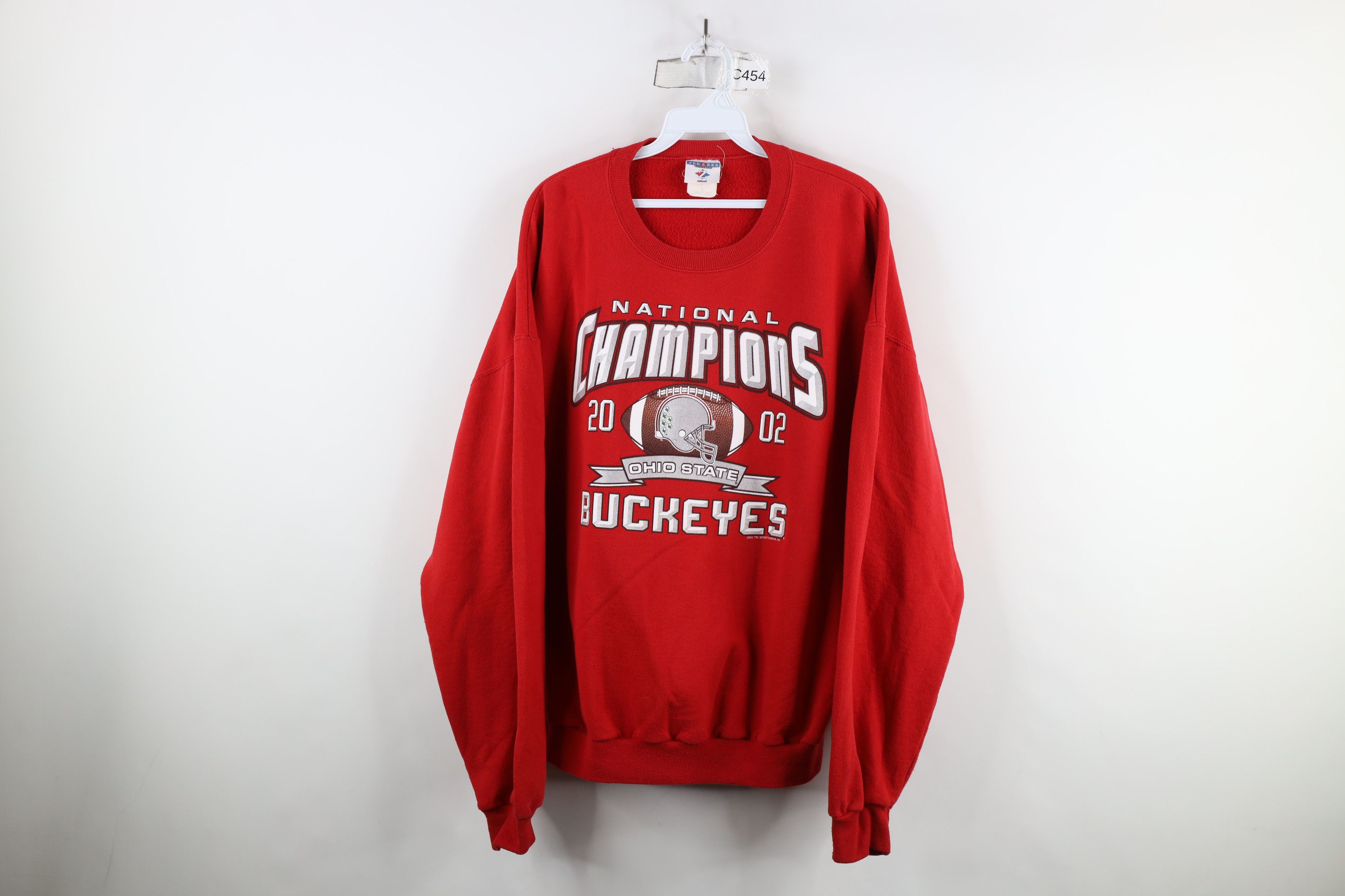 Vintage Vintage Y2K 2002 Ohio State University Football Sweatshirt Size US XL / EU 56 / 4 - 1 Thumbnail