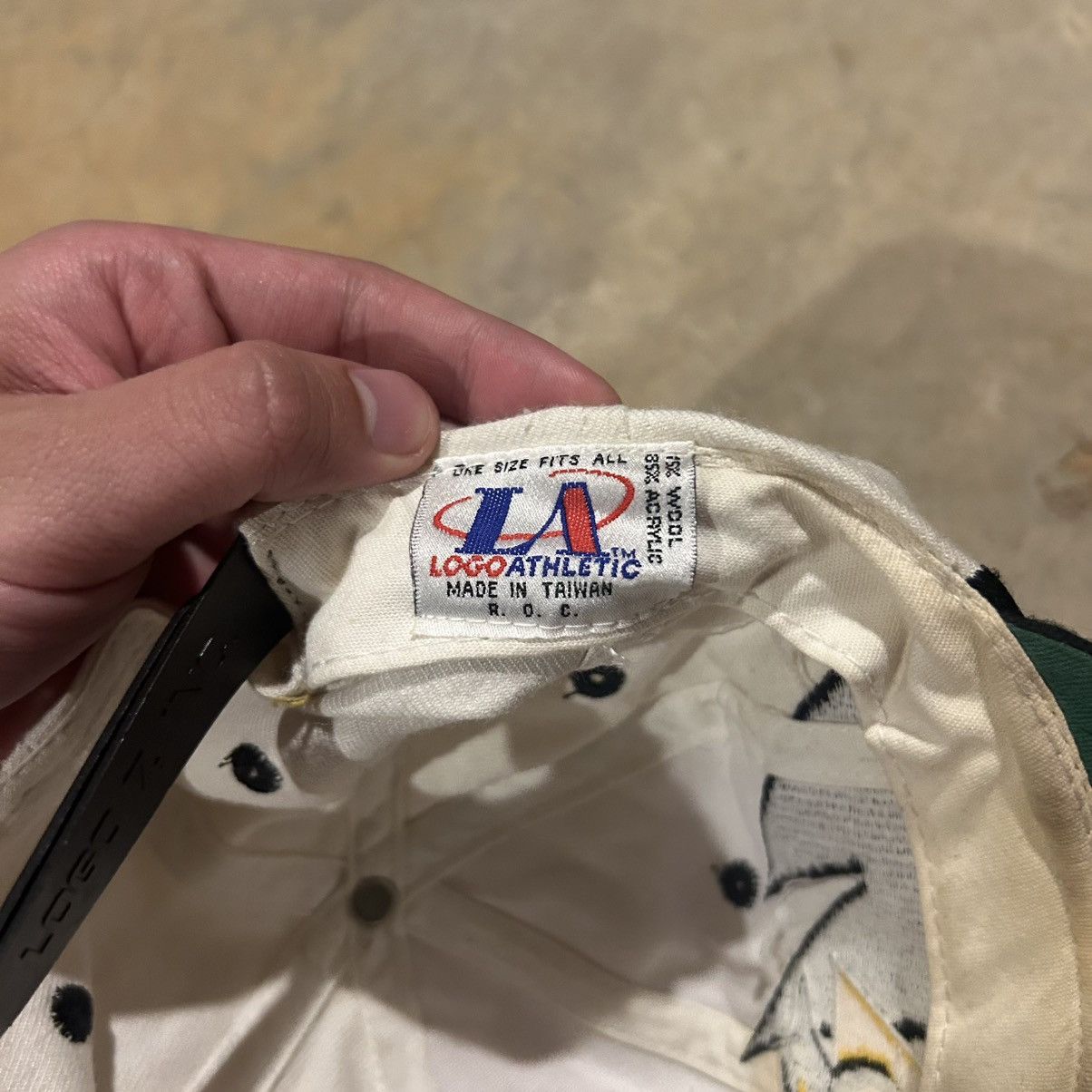 Logo Athletic Vintage 1990s Pittsburgh Penguins Sharktooth NHL Hat Rare Size ONE SIZE - 7 Thumbnail