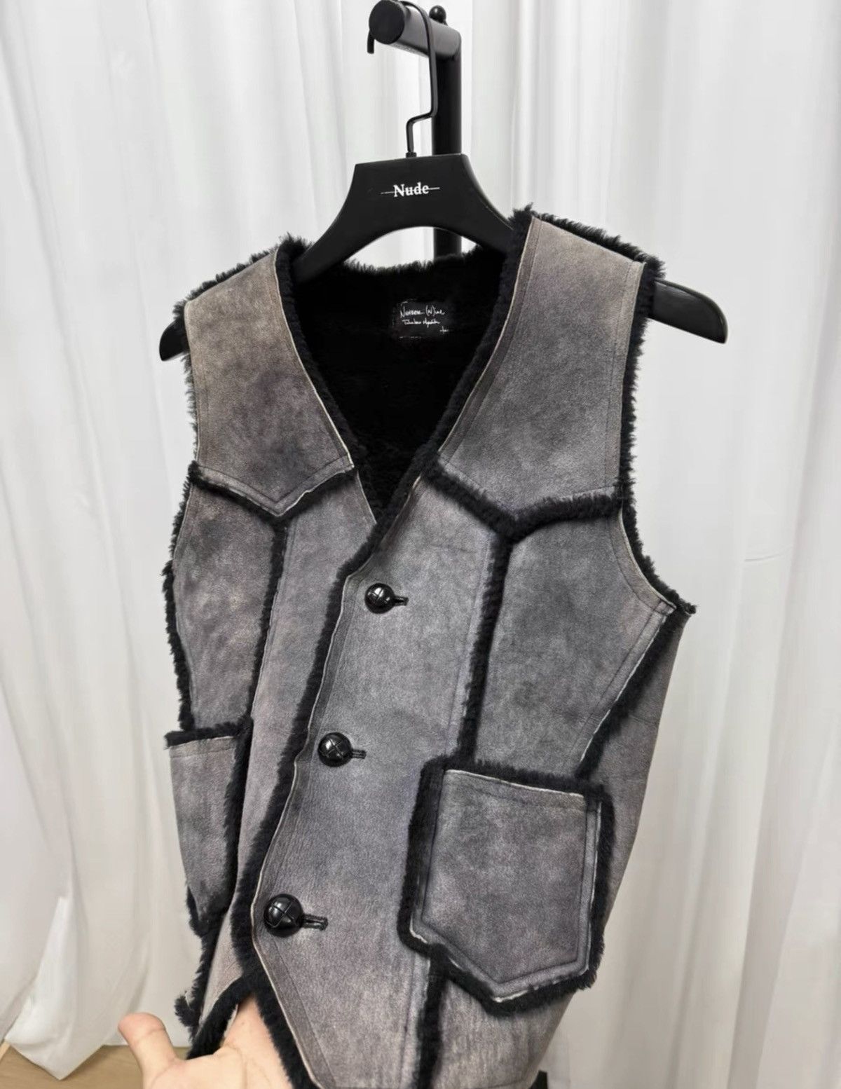 Number (N)ine Number (N)ine Fall/Winter 2009 Lamb Shearling Vest Size US S / EU 44-46 / 1 - 7 Thumbnail