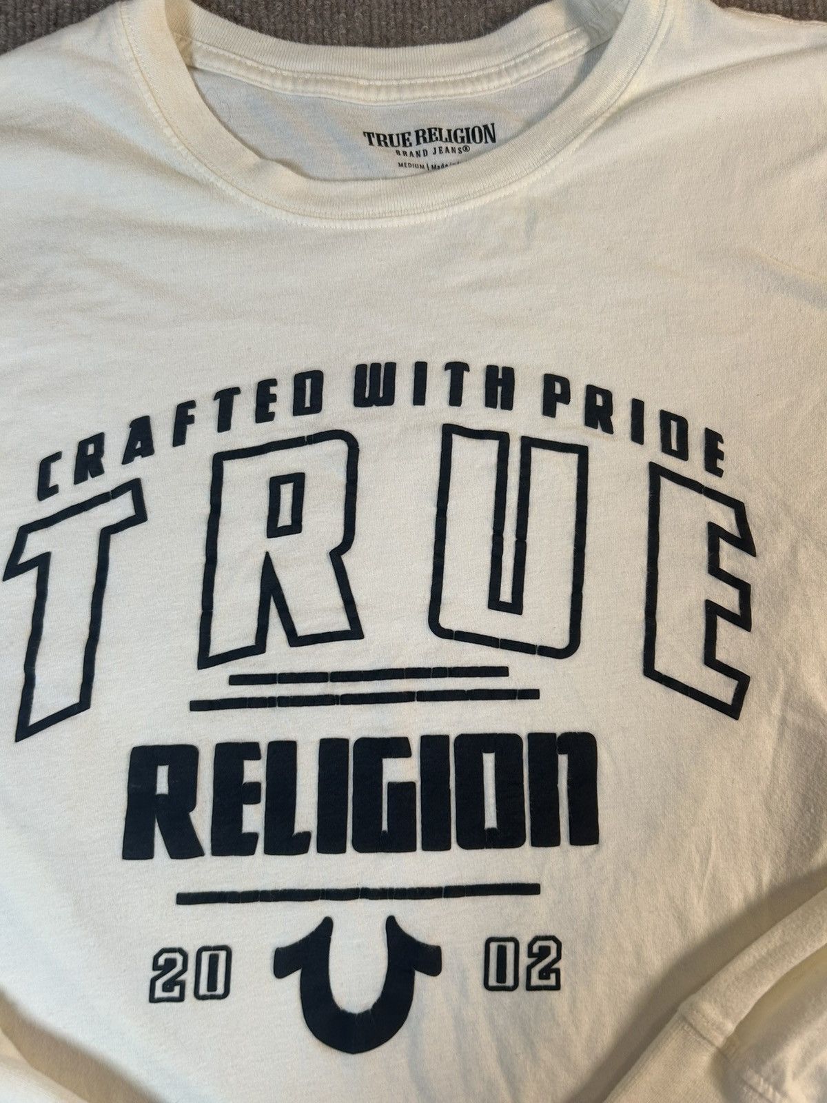 True Religion True Religion Long Sleeve Men’s Medium White Graphic Tee0085 Size US M / EU 48-50 / 2 - 2 Thumbnail