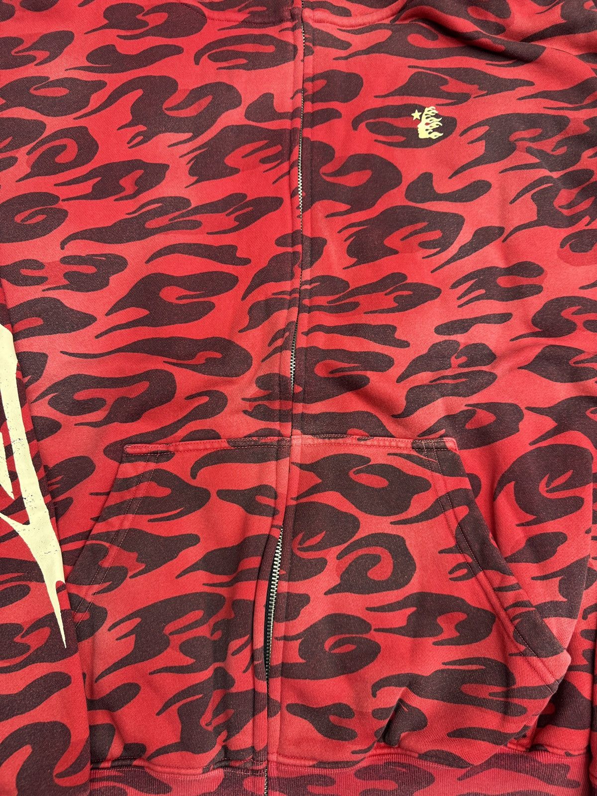 HELLSTAR Hellstar Cheetah Zip Up Hoodie Size US XL / EU 56 / 4 - 2 Thumbnail