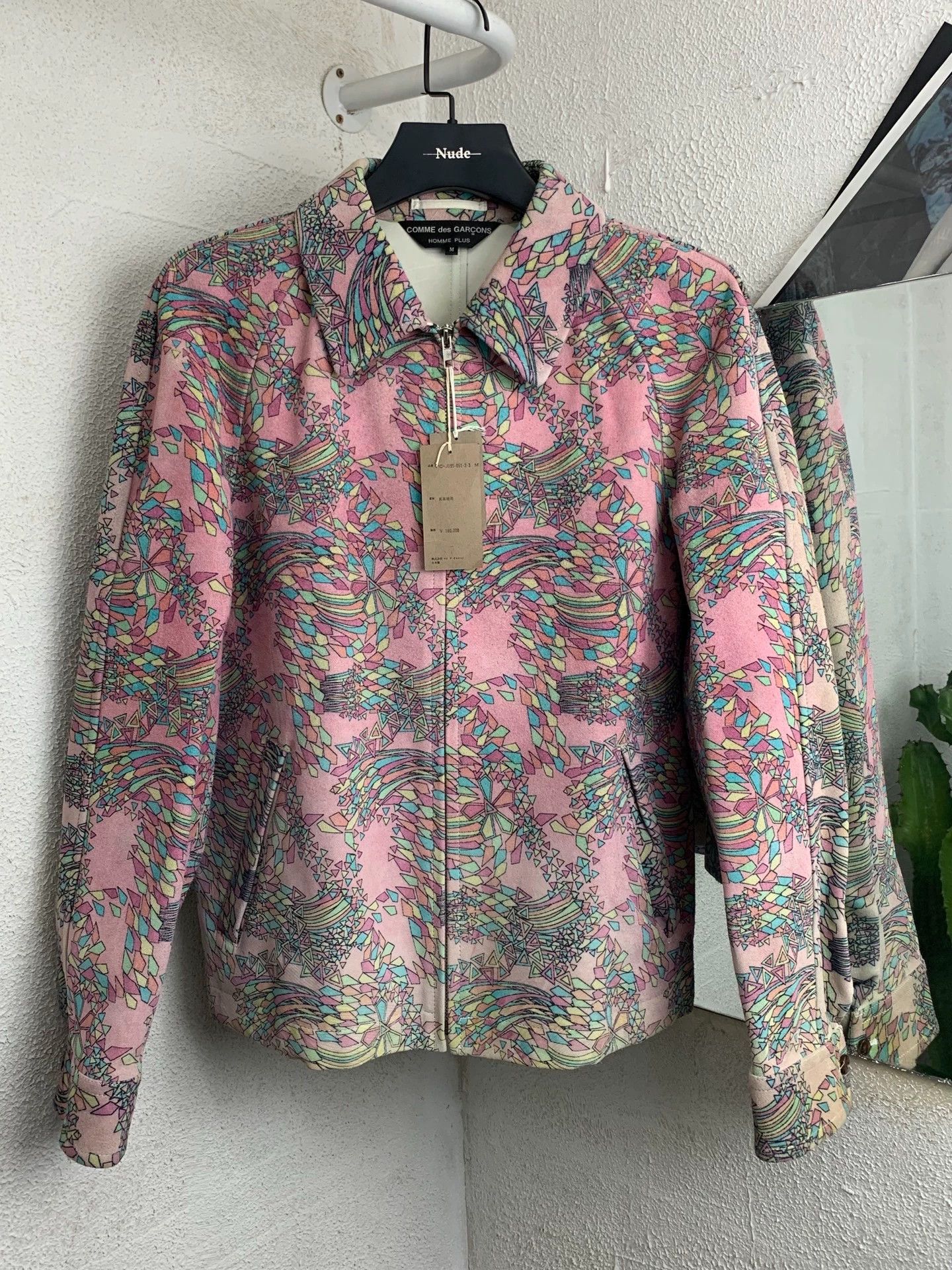 Comme des Garcons CDG Homme Plus 01aw Psychedelic Pink Horsehide Jacket M Size US M / EU 48-50 / 2 - 1 Thumbnail