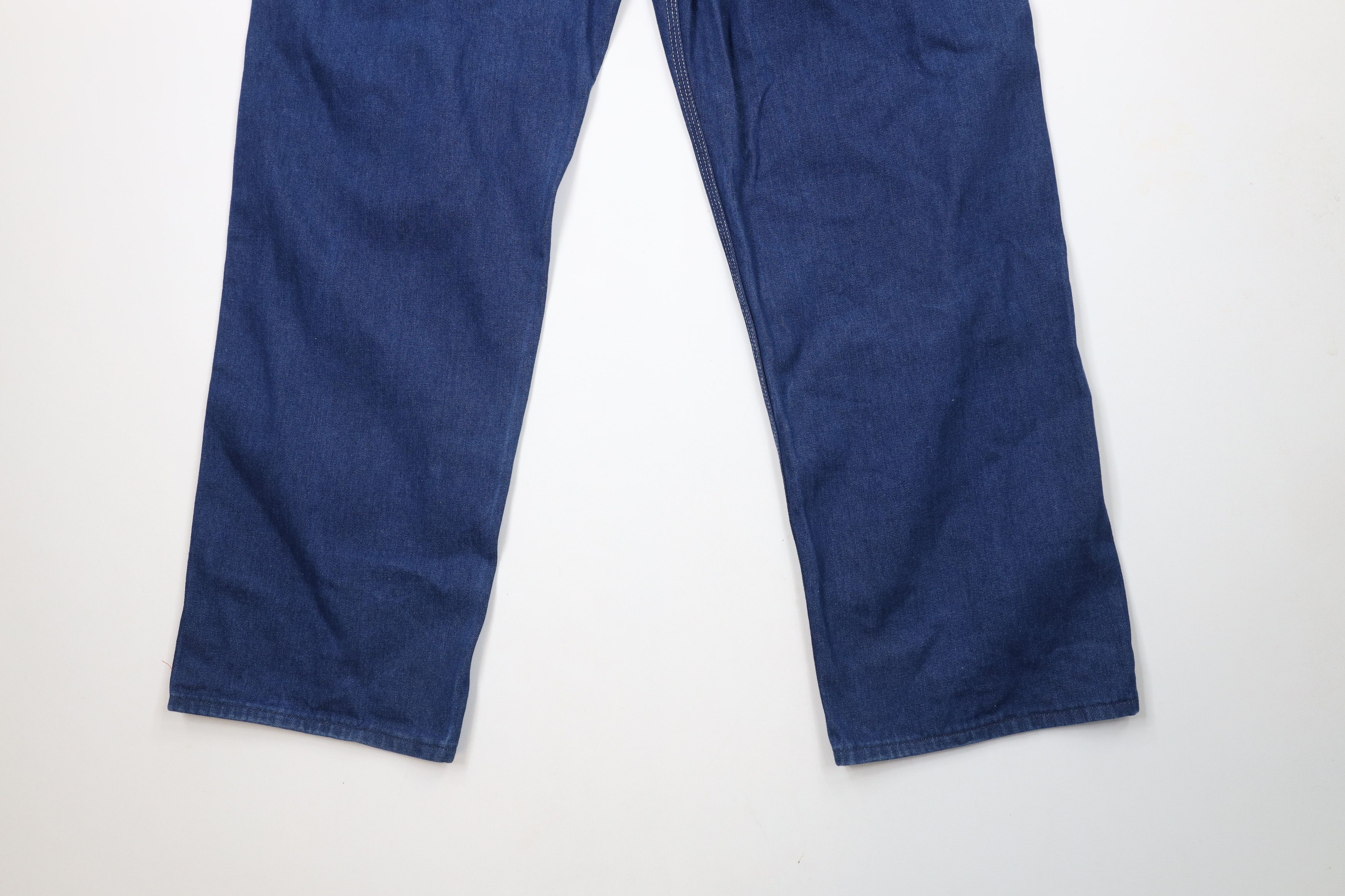 Vintage Vintage 70s 80s Streetwear Wide Leg Dungaree Denim Jeans USA Size US 36 / EU 52 - 14 Thumbnail