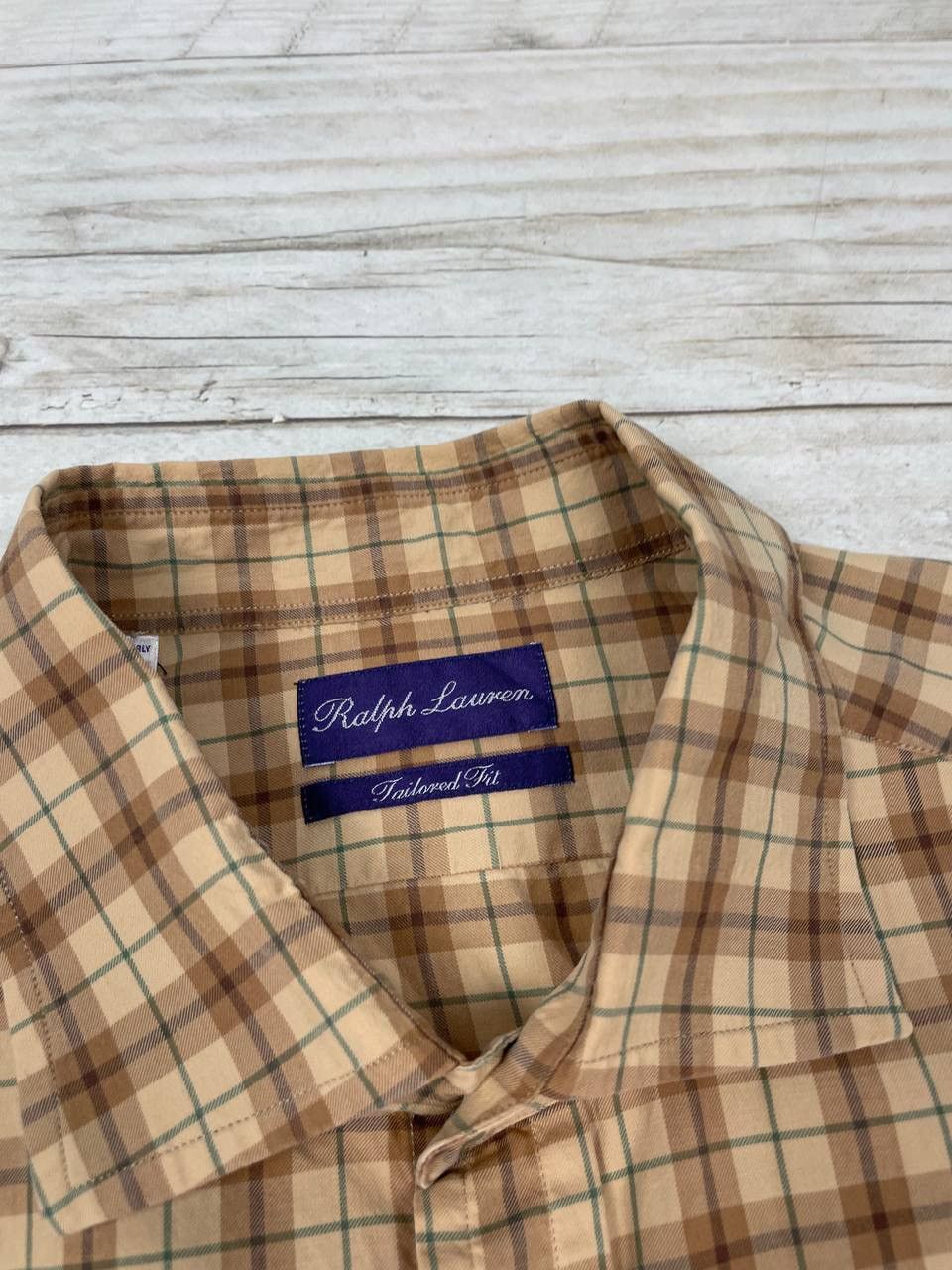 Ralph Lauren Purple Label Polo Ralph Lauren Purple Label Shirt Button Up Check Size US XL / EU 56 / 4 - 10 Thumbnail