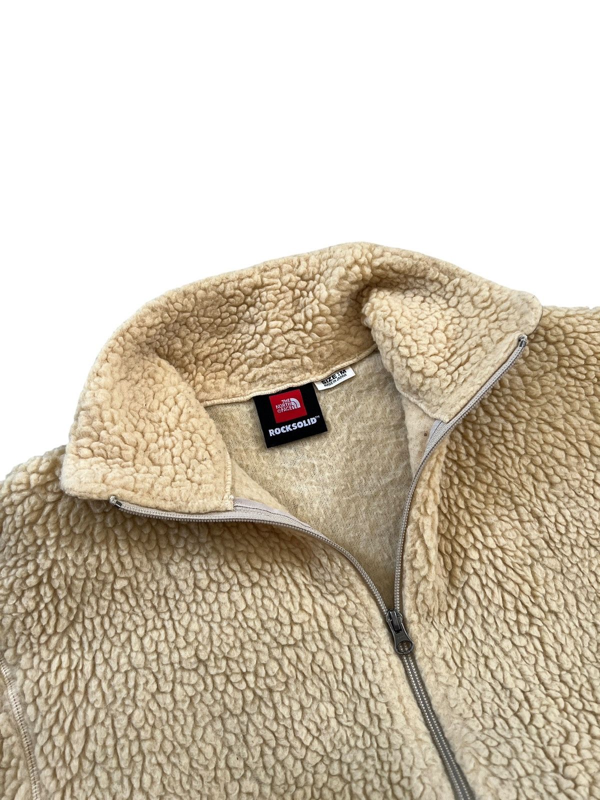 The North Face Vintage 90s TNF Rock Solid Boa Fleece Zipper Jacket Size US M / EU 48-50 / 2 - 7 Thumbnail