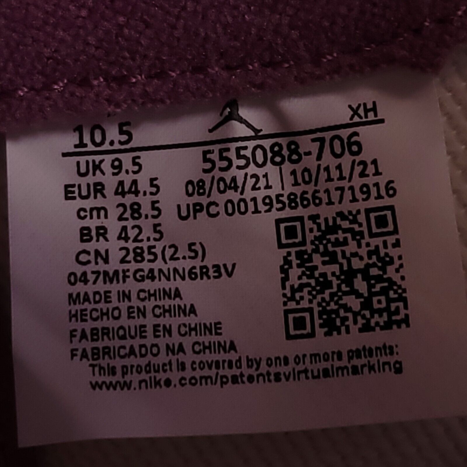 Nike Nike Air Jordan 1 Retro High Basketball Size 10.5 555088-706 Size US 10.5 / EU 43-44 - 5 Thumbnail