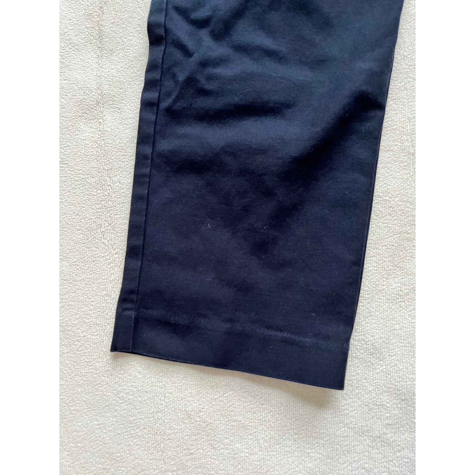 Loft Loft Riviera Slim Navy Midrise Cropped Ankle Pants Size 6 Size 28" / US 6 / IT 42 - 9 Thumbnail