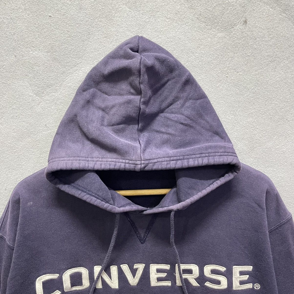 Converse Vintage Converse Star Logo Pullover Hoodie – Faded Navy Size US M / EU 48-50 / 2 - 2 Thumbnail