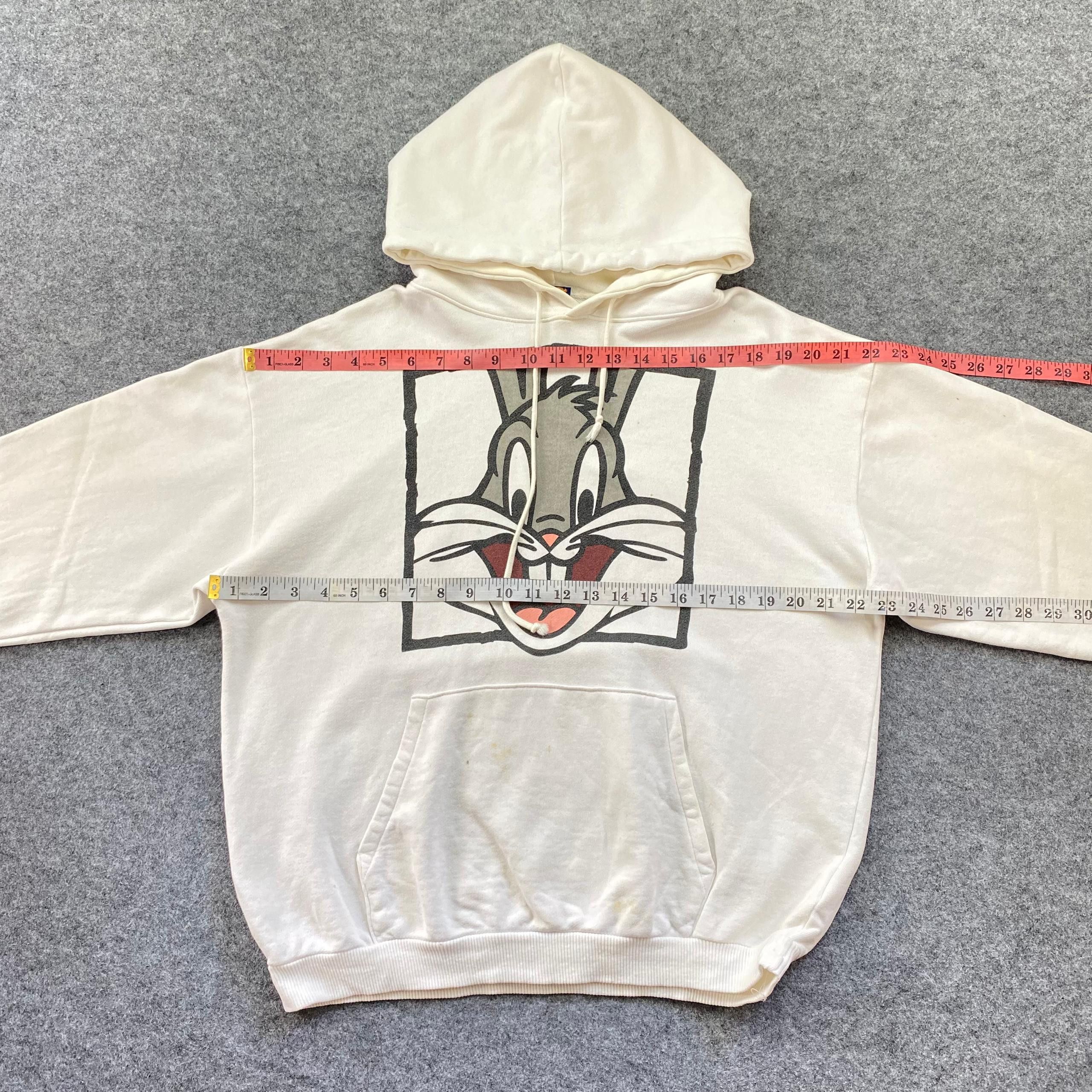 Vintage Vintage 90s Looney Tunes Bud Bunny Hoodies Size US L / EU 52-54 / 3 - 5 Thumbnail