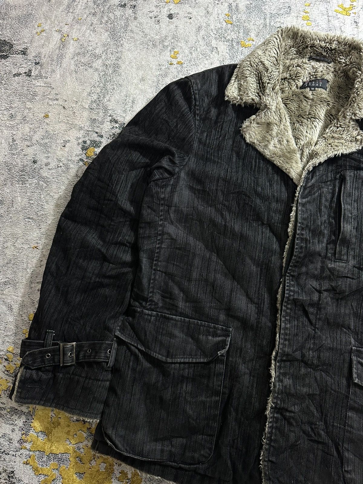 20471120 PAZZO BONDAGE FAUX FUR JACKET IF SIX WAS NINE LGB STYLE Size US L / EU 52-54 / 3 - 3 Thumbnail