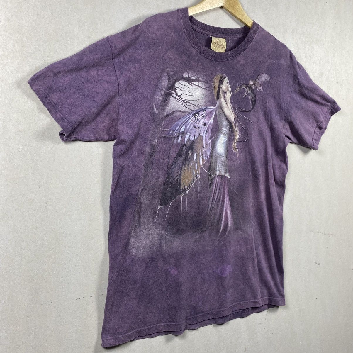 The Mountain × Vintage Vintage The Mountain Fantasy Forest Butterfly Tee 90s Y2K Size US XL / EU 56 / 4 - 5 Thumbnail