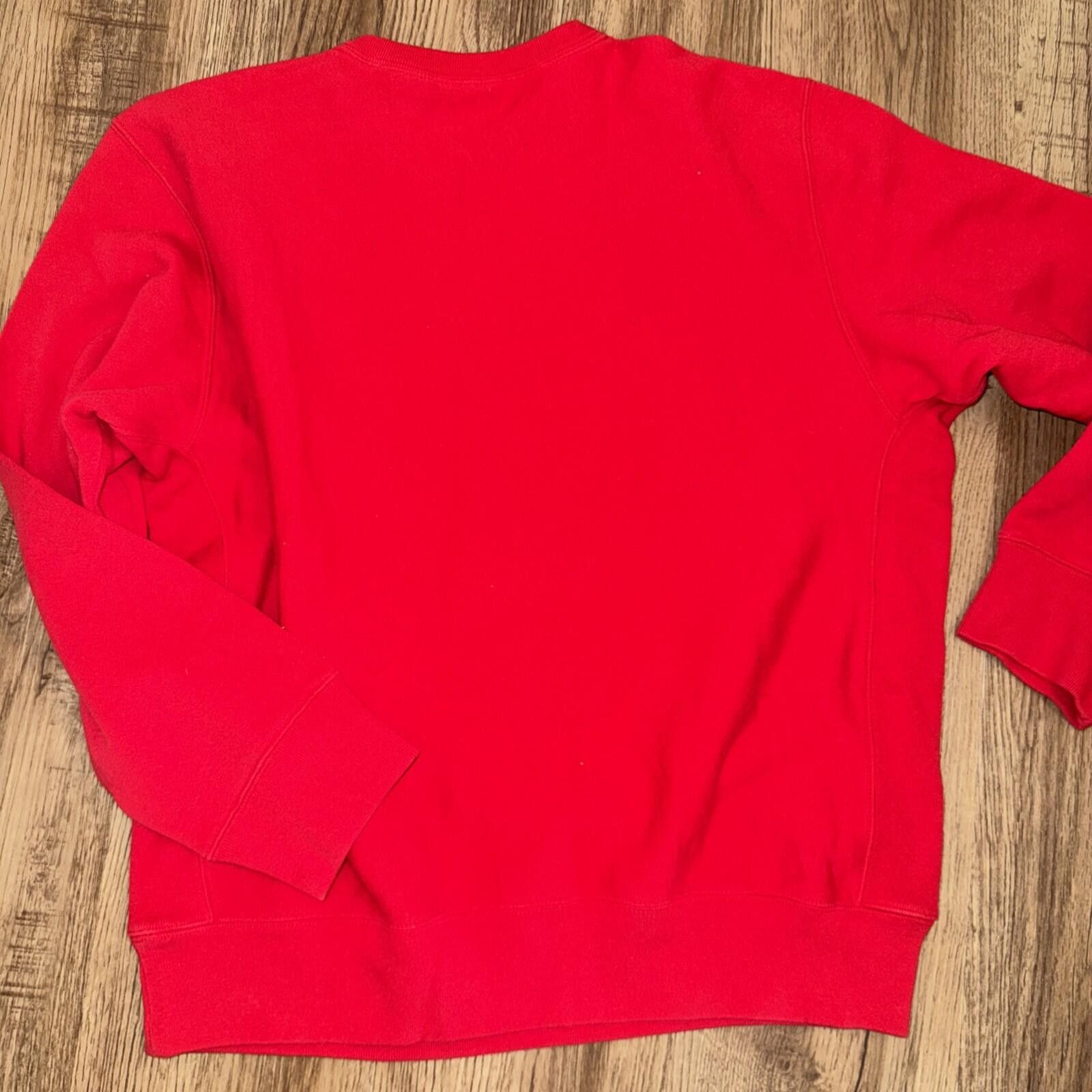 Polo Ralph Lauren Vtg Polo Jeans Co. Ralph Lauren Sweatshirt Spellout Flag Red Size XL / US 12-14 / IT 48-50 - 8 Thumbnail
