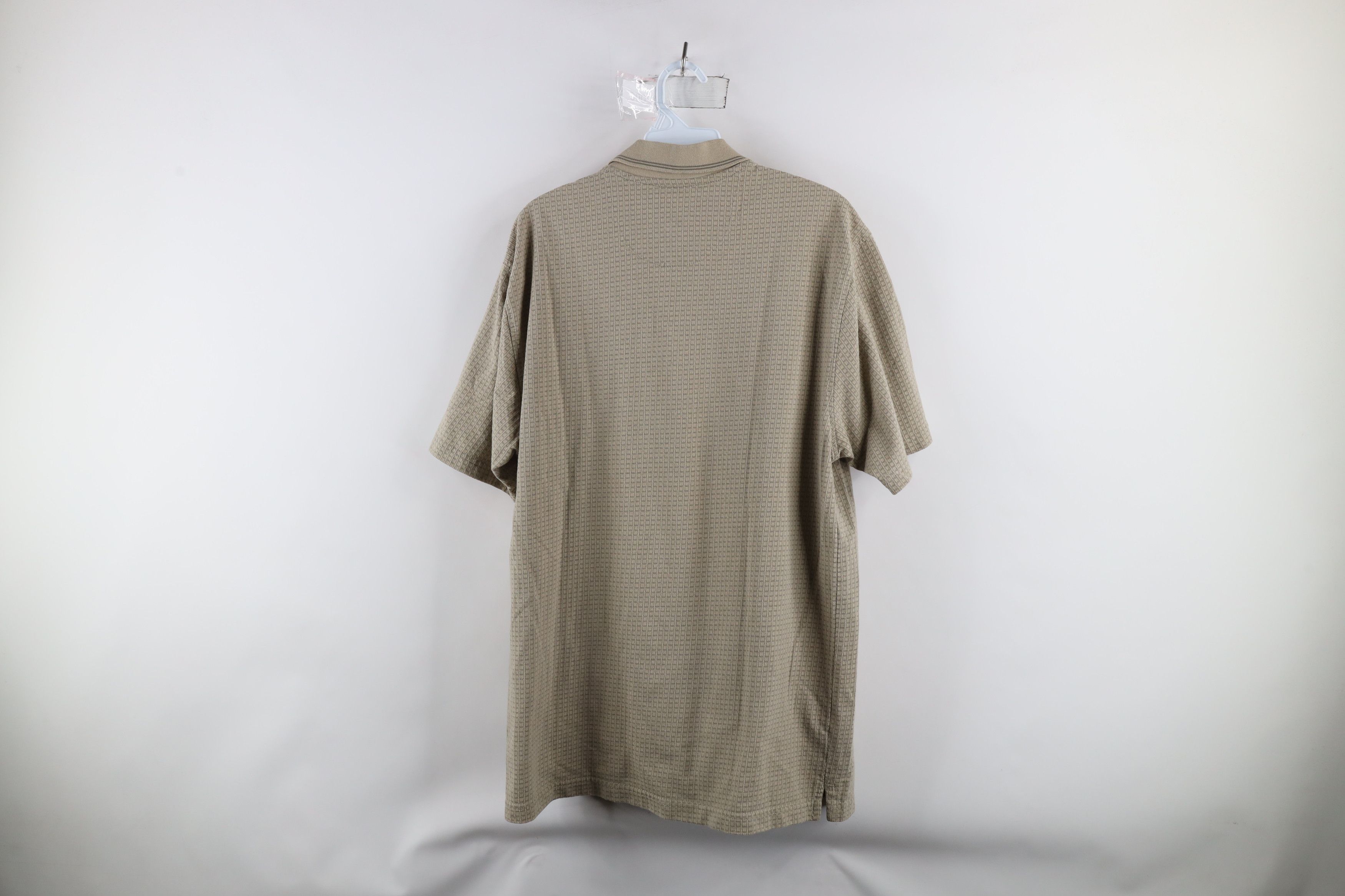Vintage Vintage 90s Streetwear Geometric Collared Golf Polo Shirt Size US L / EU 52-54 / 3 - 7 Thumbnail