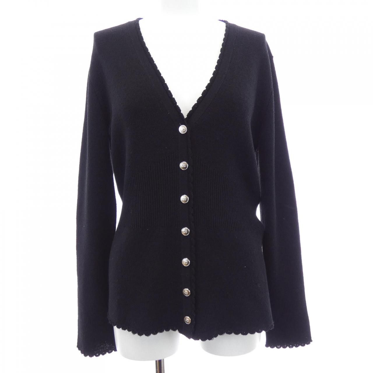 Chanel Chanel Chanel Wool Cardigan Textile Tops P78450K11301 DUTY FREE for USA Size ONE SIZE - 1 Thumbnail