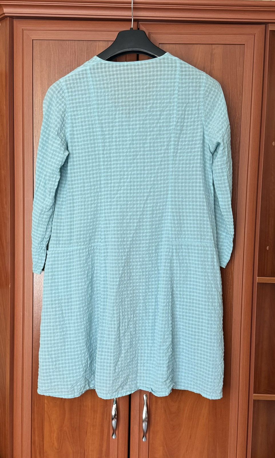 Vintage Grizas S silk long dress 👗 button up long sleeve relaxed Size S / US 4 / IT 40 - 19 Thumbnail