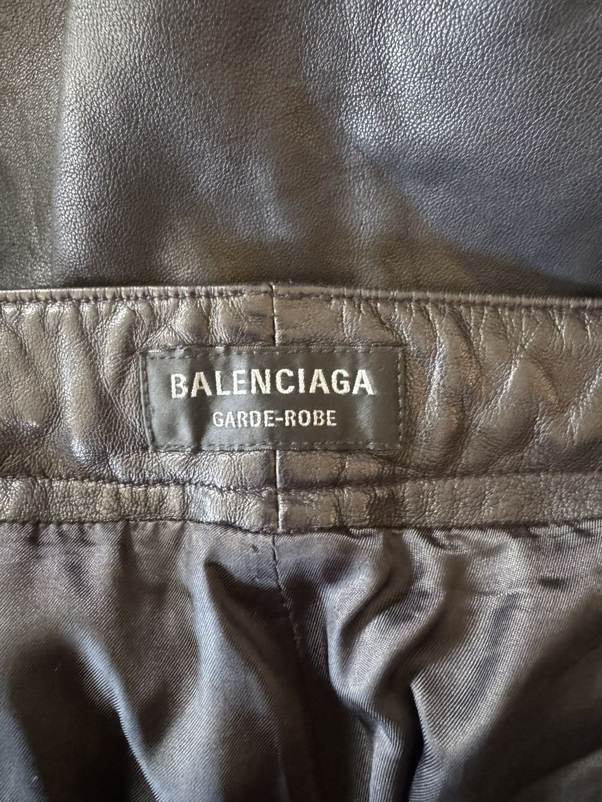 Balenciaga Balenciaga mens leather cargo pants 34 Size US 34 / EU 50 - 3 Thumbnail