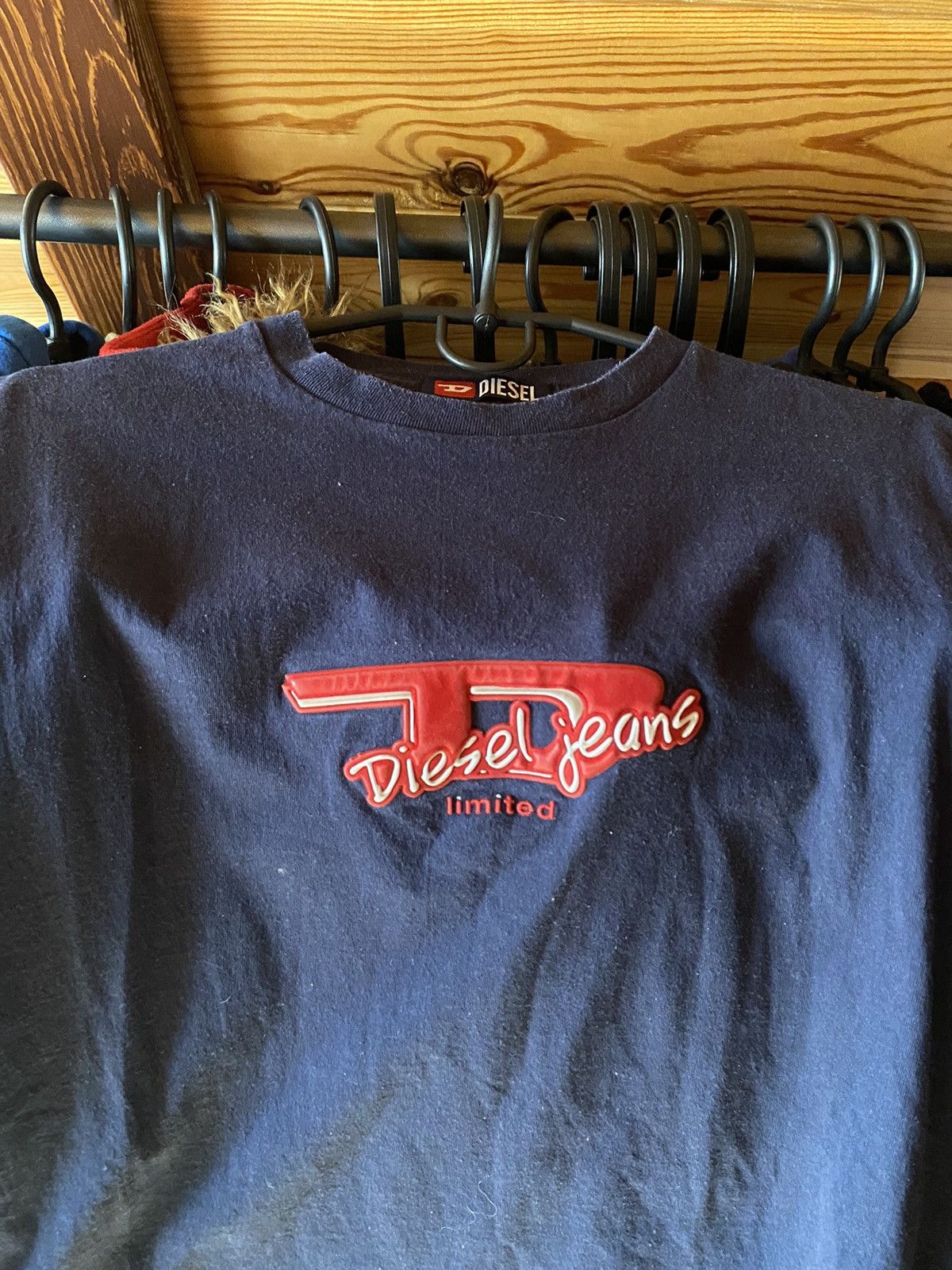 Diesel Vintage Diesel Big Logo 3d TShirt Rare Limited Oversized y2k Size US L / EU 52-54 / 3 - 3 Thumbnail
