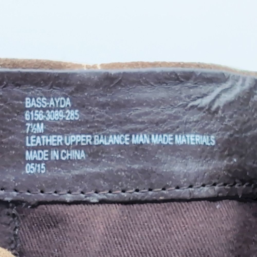 Bass Bass Ayda Brown Suede Ankle Boots Sz 7.5 Size US 7.5 / IT 37.5 - 9 Thumbnail
