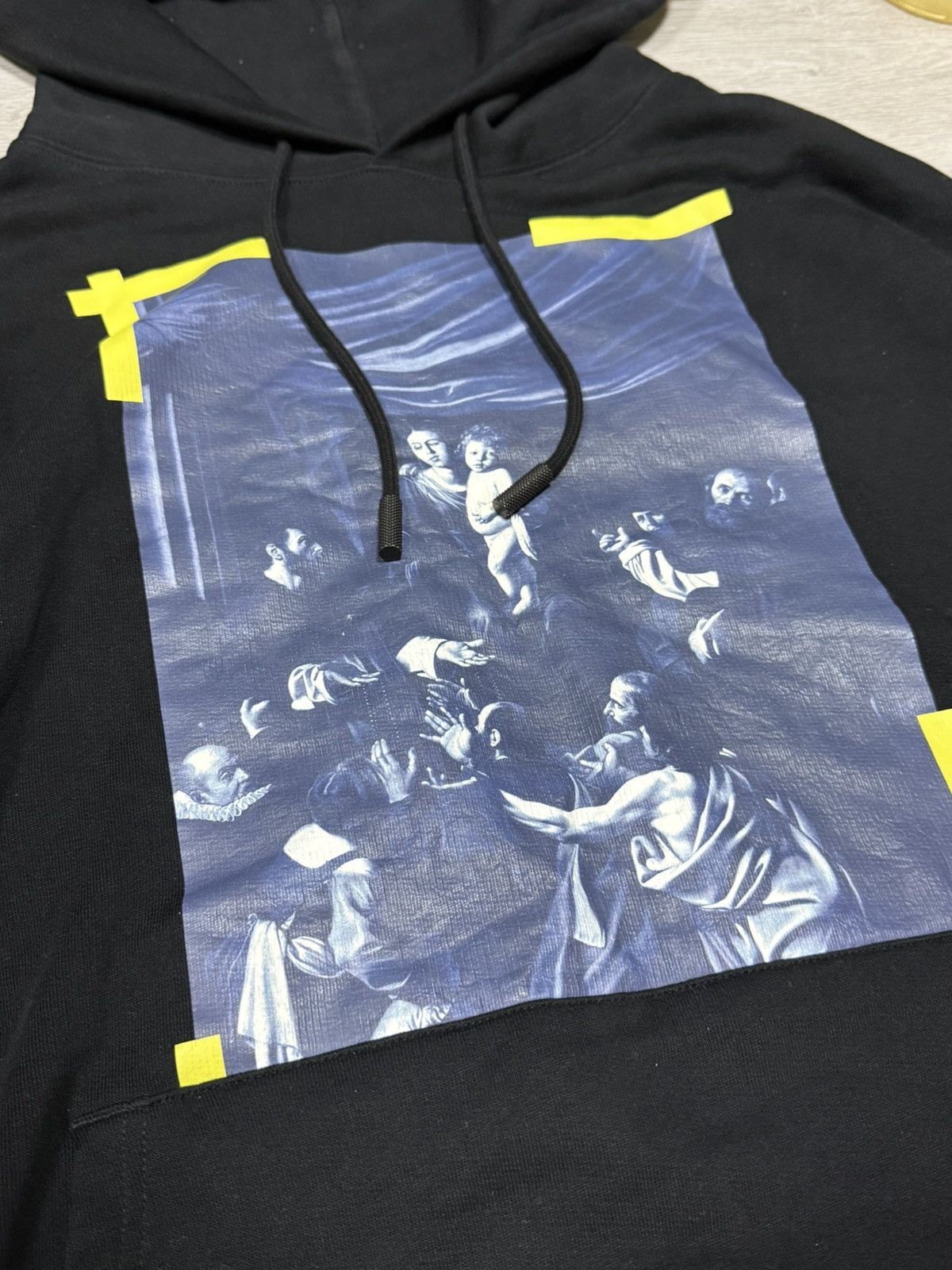 Off-White Off White Caravaggio hoodie oversize arrow tape seeing Size US L / EU 52-54 / 3 - 5 Thumbnail