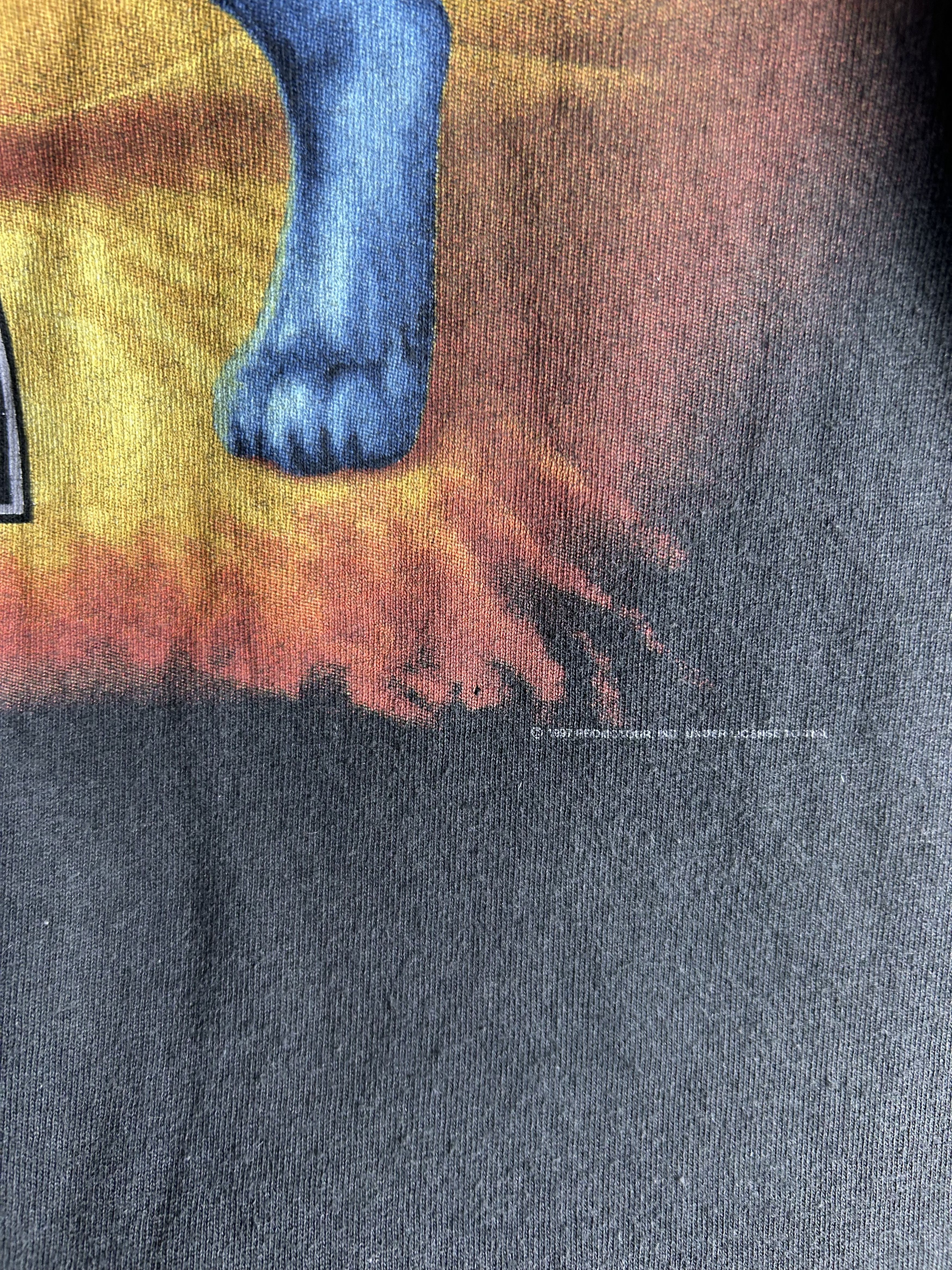 Band Tees Vintage 1997 1998 The Rolling Stones Rock Band Tour T-shirt Size US XL / EU 56 / 4 - 9 Thumbnail
