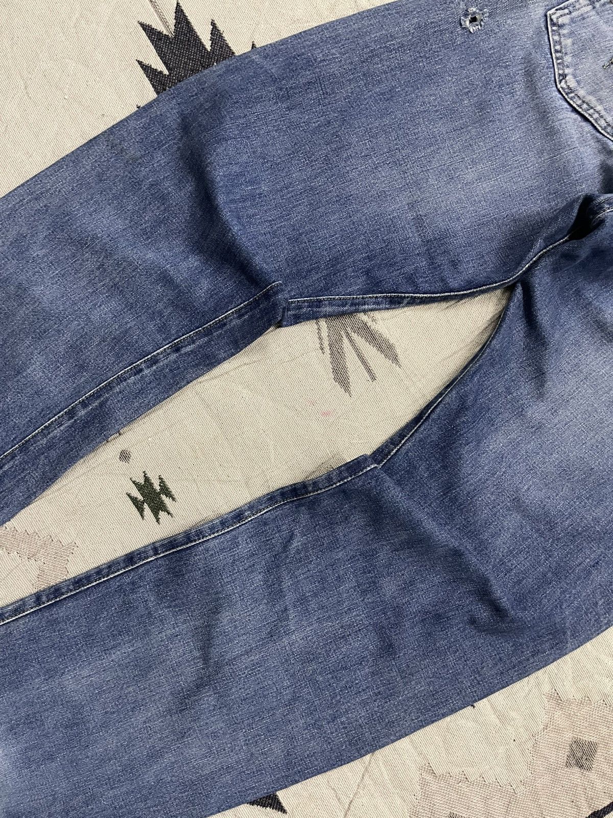 Levi's Vintage Clothing VINTAGE LEVIS 702 BIG E HOODED SELVEDGE DENIM JEANS Size US 32 / EU 48 - 15 Thumbnail