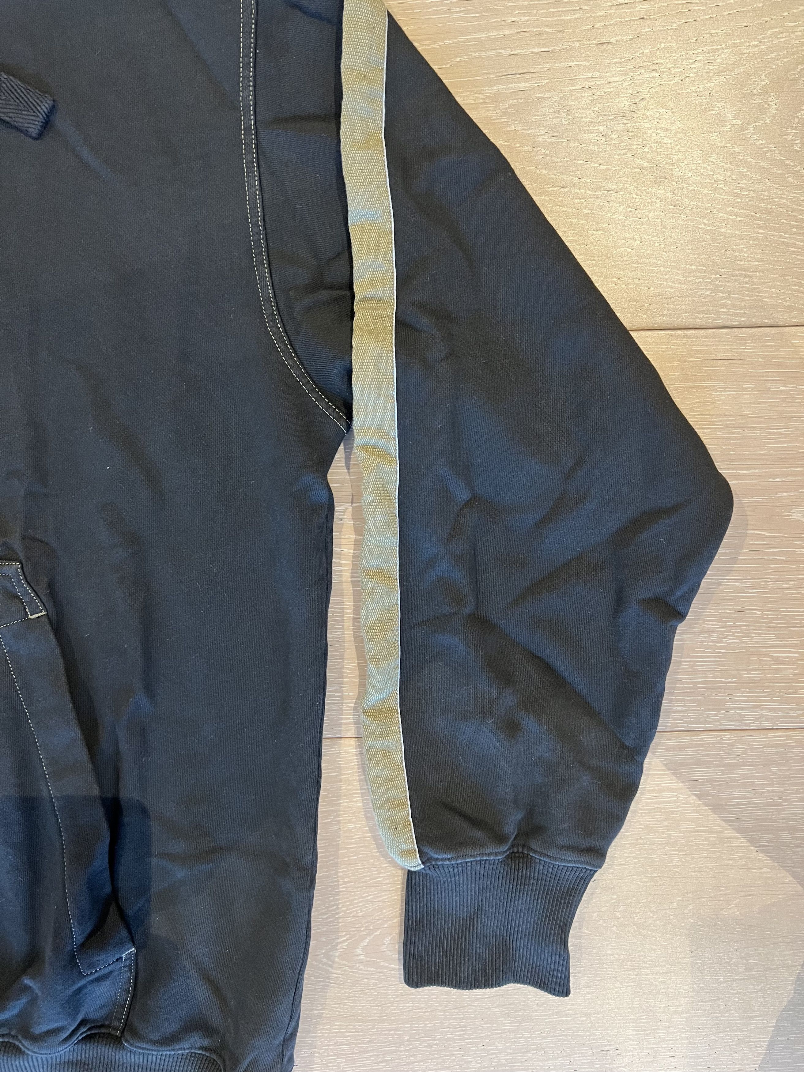 Acne Studios 💚 Acne Studios Black/Green Striped Hoodie Large NEW Size US L / EU 52-54 / 3 - 6 Thumbnail