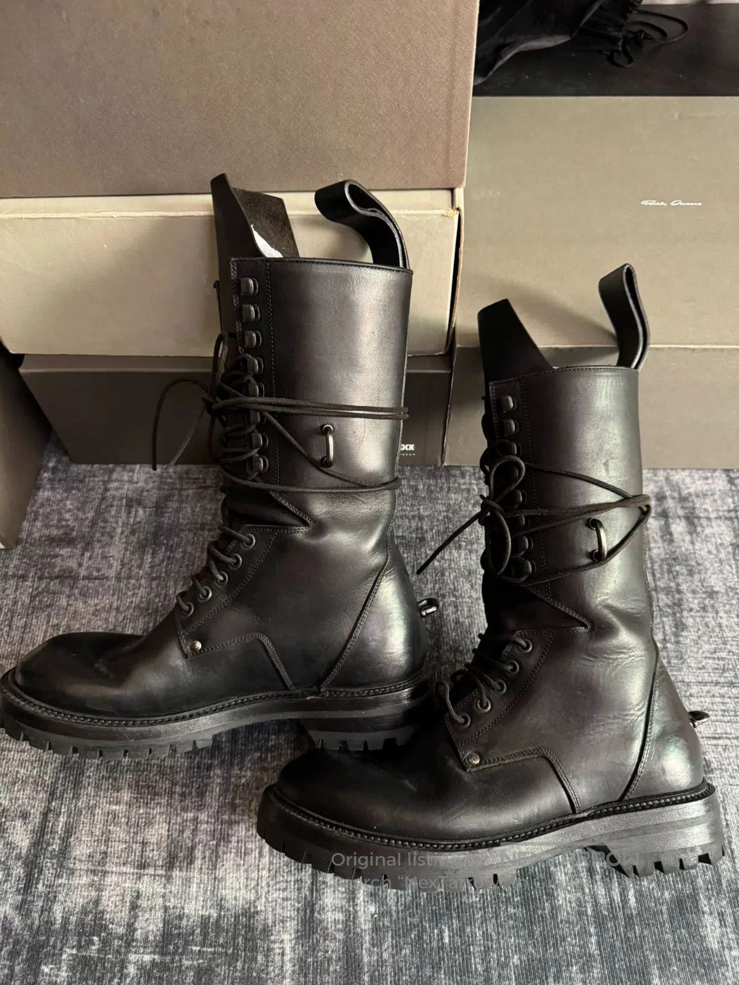 Rick Owens Rick Owens Black High. Size US 7 / EU 40 - 3 Thumbnail