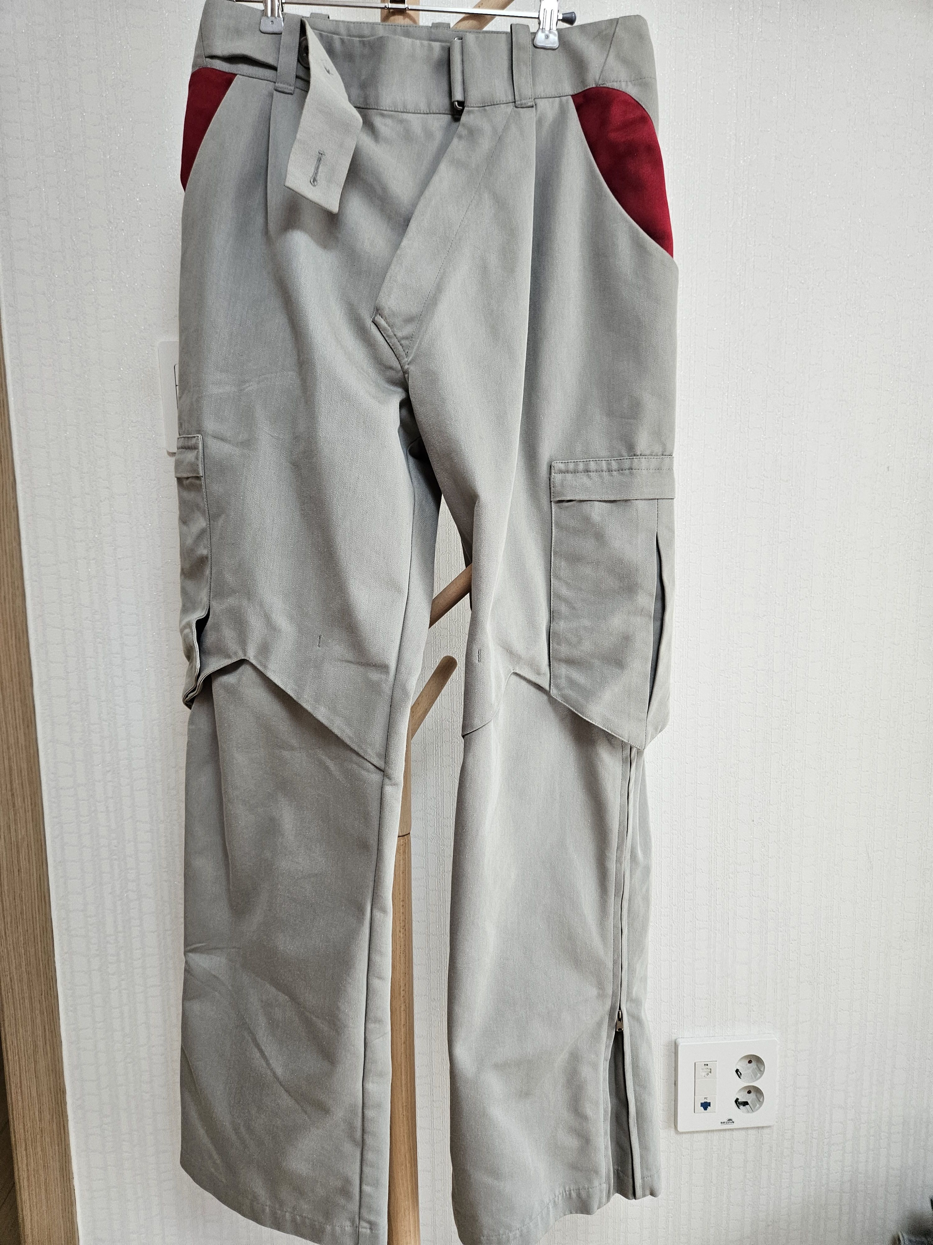 image of Kiko Kostadinov Bindra Trousers in Wild Dove, Men's (Size 30)