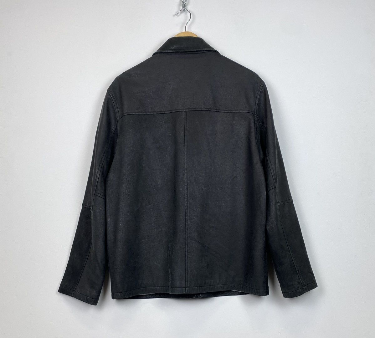 camel active Camel Active Full Zip Leather Jacket Black Sz 50 Avant Garde Size US XL / EU 56 / 4 - 13 Thumbnail