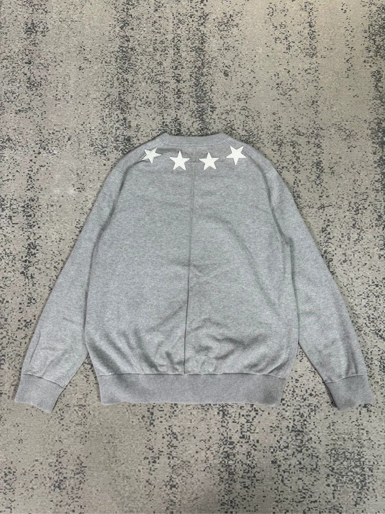 Givenchy Givenchy Collar Five-Star Embroidered Knitted Hoodie Size US L / EU 52-54 / 3 - 2 Thumbnail