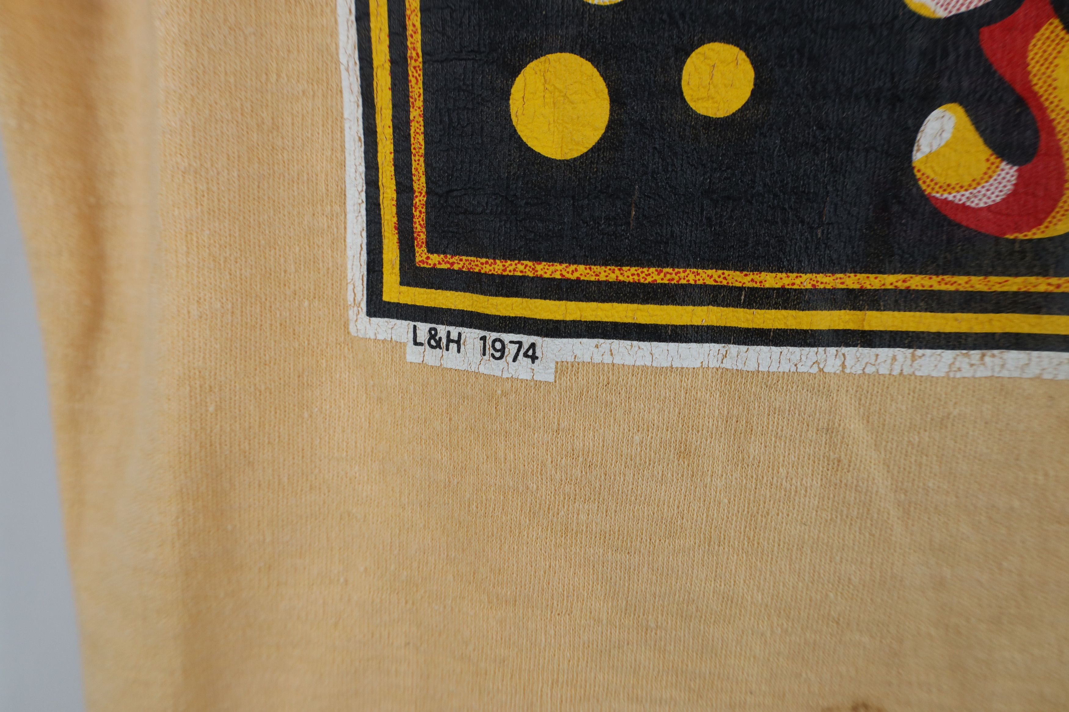 Vintage Vintage 70s 1974 Elvis Presley Ringer T-Shirt Peach Size M / US 6-8 / IT 42-44 - 5 Thumbnail