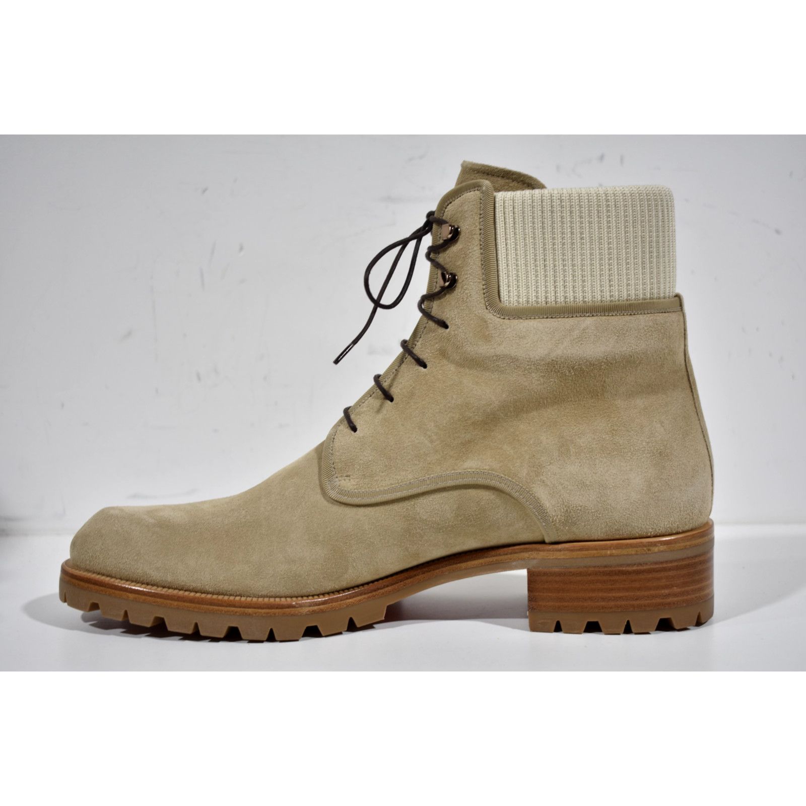Christian Louboutin Christian Louboutin Suede Combat Lace Up Boot 44.5 11.5 Size US 11.5 / EU 44-45 - 8 Thumbnail
