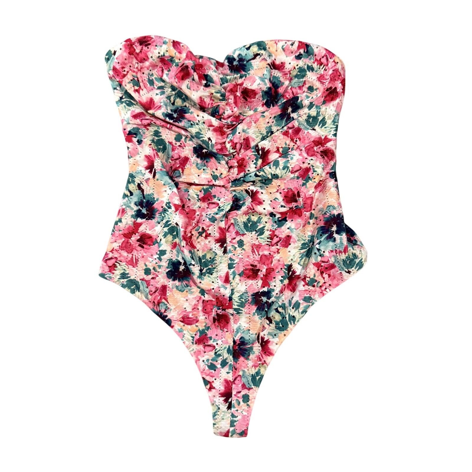 Lovers and Friends Lovers and Friends Erica Bodysuit in Summer Floral Multi, S Size S / US 4 / IT 40 - 4 Thumbnail