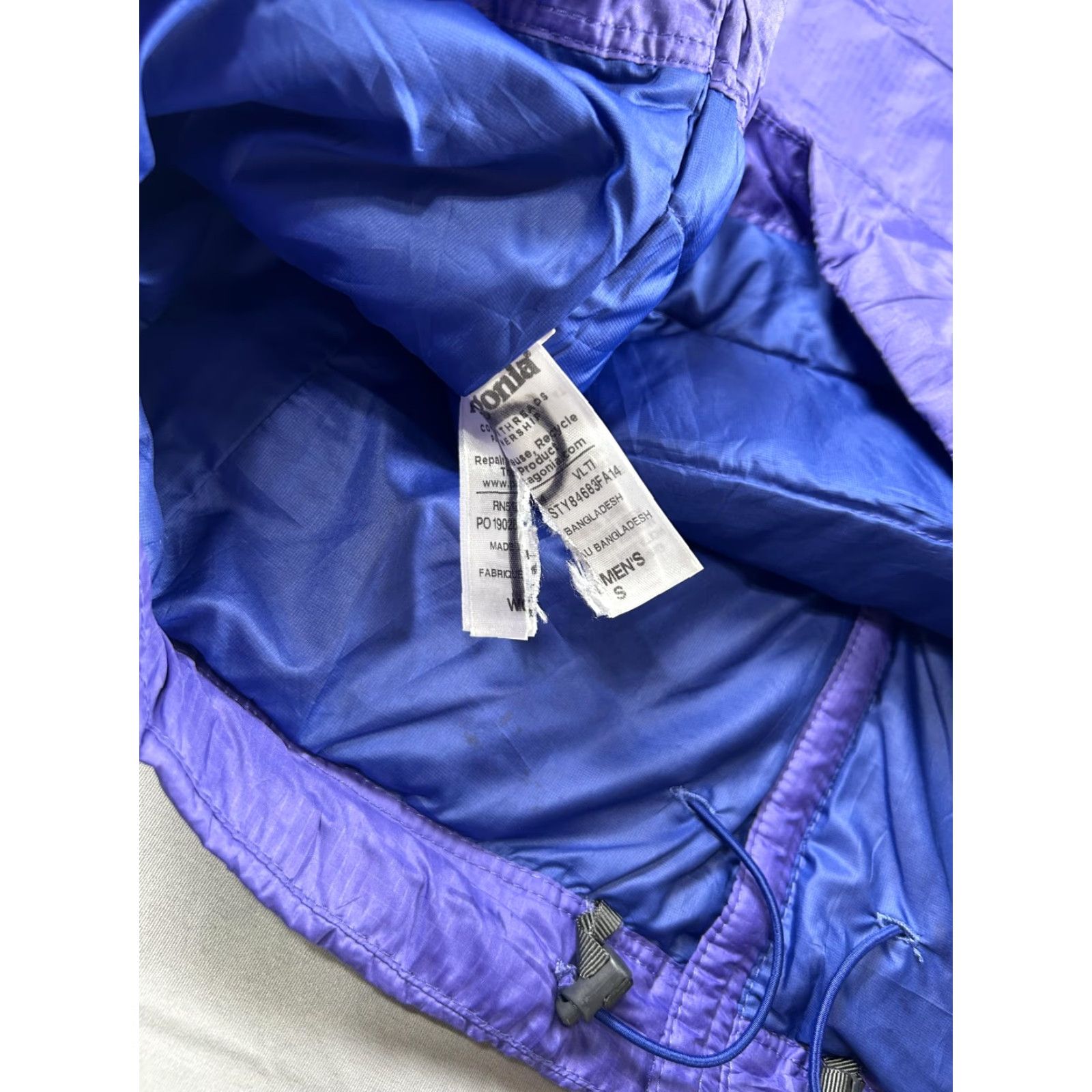 Patagonia Patagonia Jacket Women Small Purple Lightweight Puffer Full Zip Insulated Hiking Size S / US 4 / IT 40 - 4 Thumbnail
