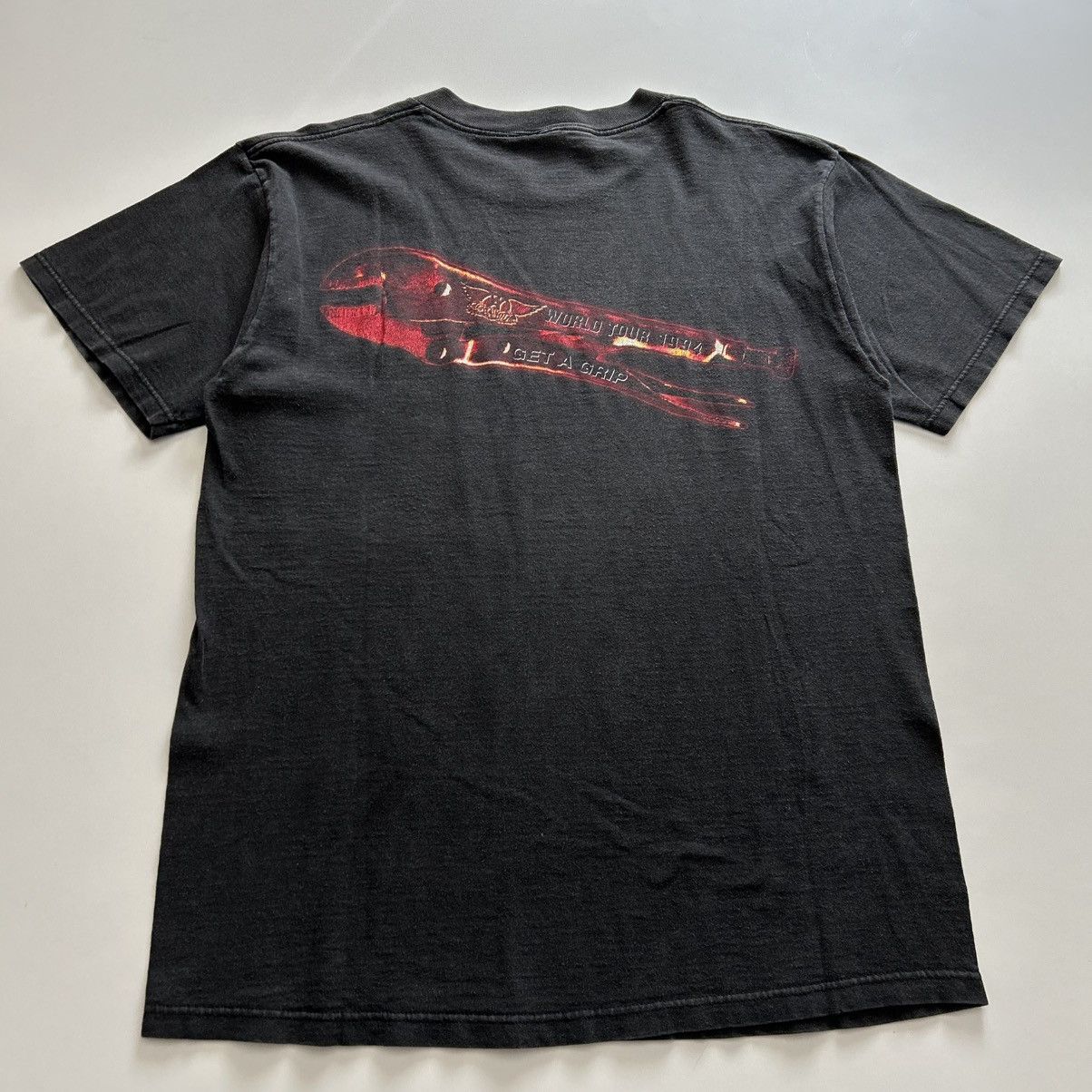Aerosmith Vintage 1994 Aerosmith Get A Grip Tour Graphic T Shirt Large Size US L / EU 52-54 / 3 - 3 Thumbnail
