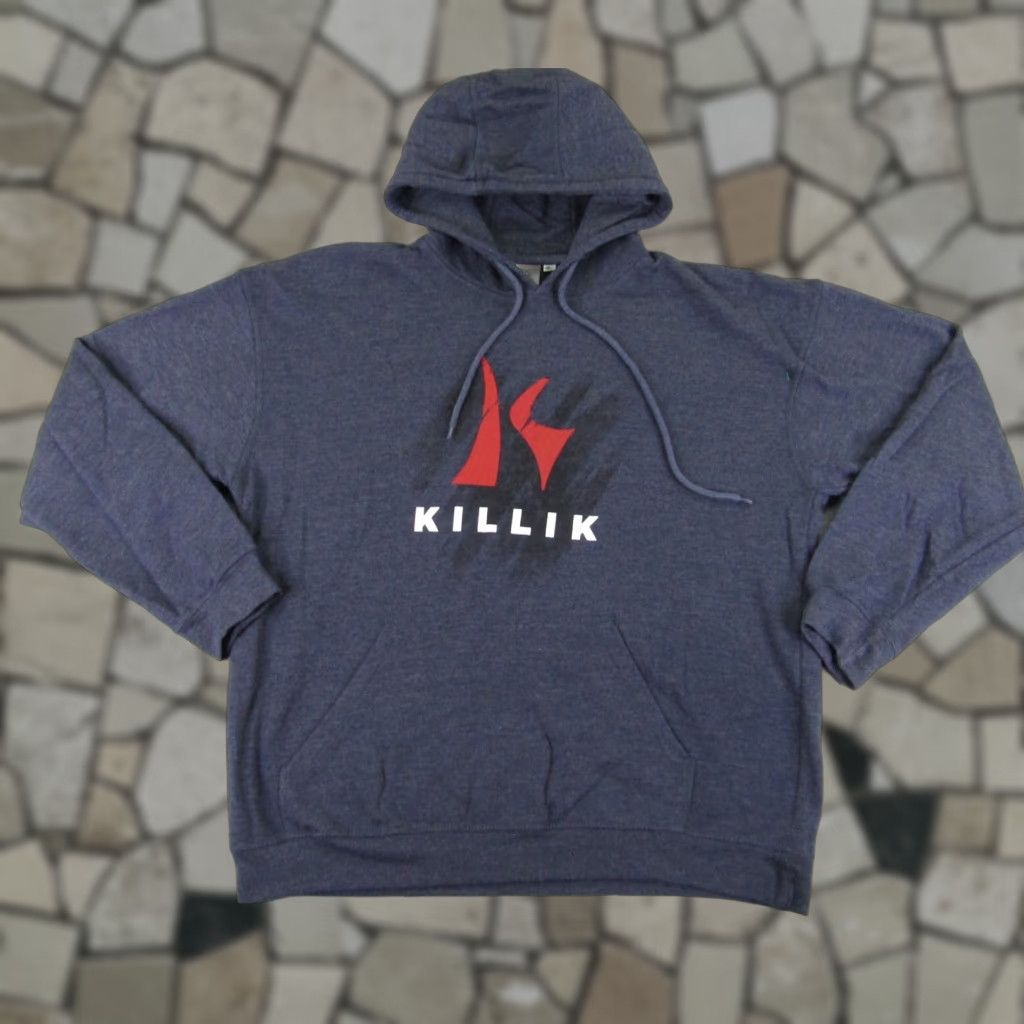 Vintage Killik Hoodie Mens Large Blue Pullover Sweatshirt Outdoor Hiking Size US L / EU 52-54 / 3 - 1 Thumbnail