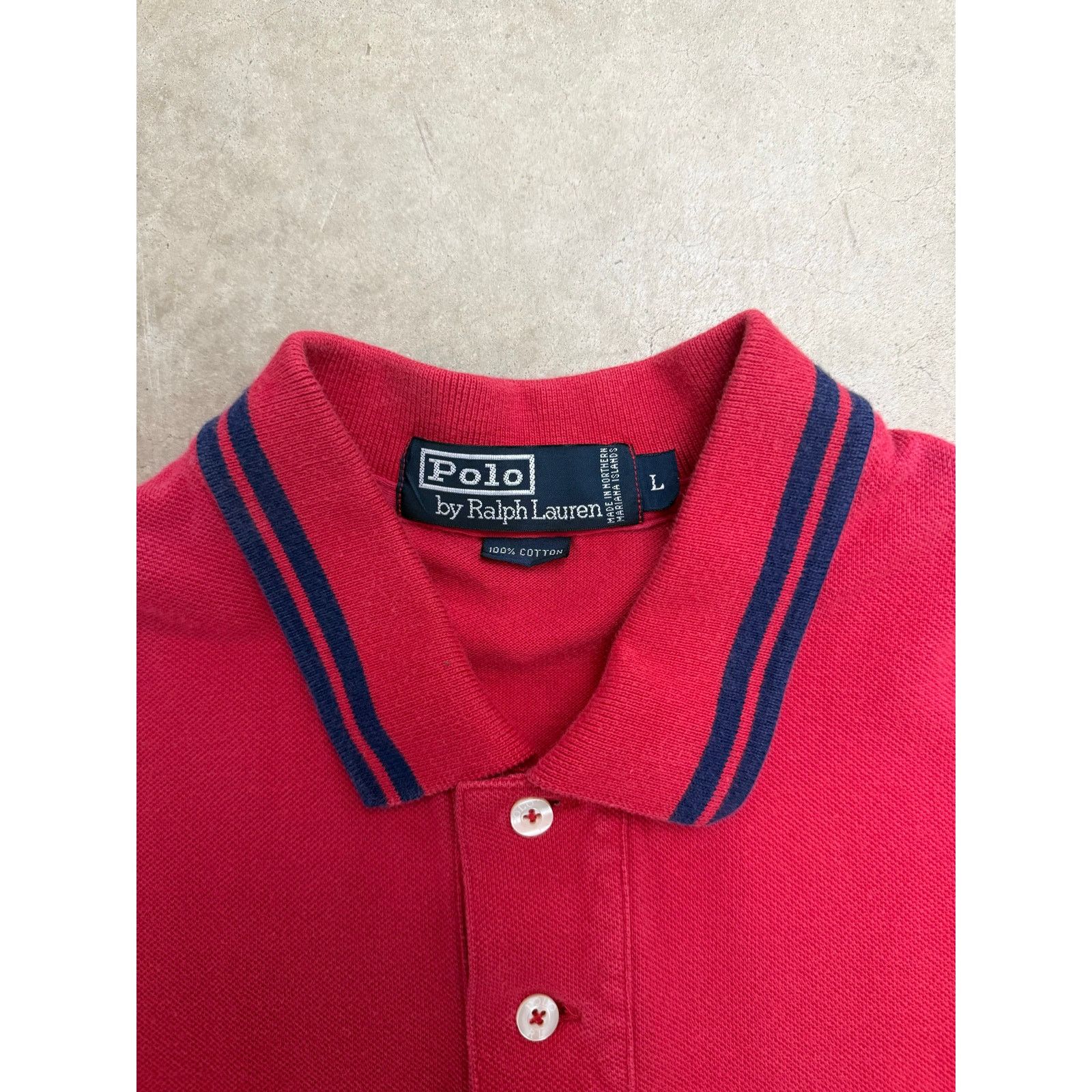 Polo Ralph Lauren Polo Ralph Lauren red polo callar shirt Size US L / EU 52-54 / 3 - 6 Thumbnail