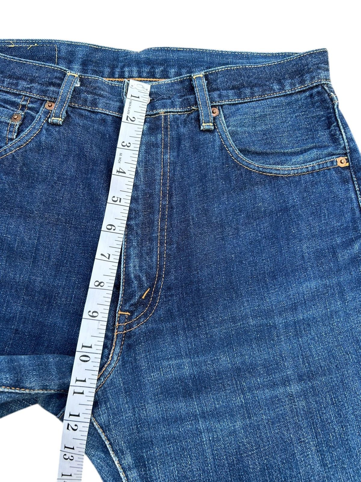 Kapital Vintage Levis Big E Selvedge Distressed Denim Jeans Size US 31 - 15 Thumbnail