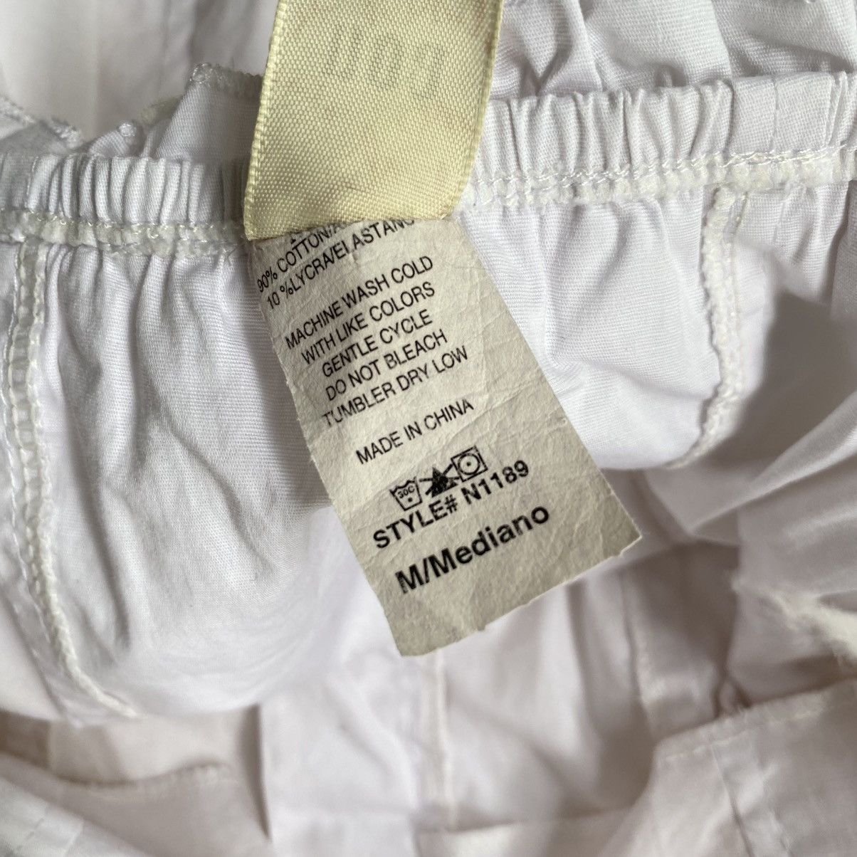 Japanese Brand NOA Y2K White Corset Top with Lace Trim and Ribbon Ties Size M / US 6-8 / IT 42-44 - 18 Thumbnail