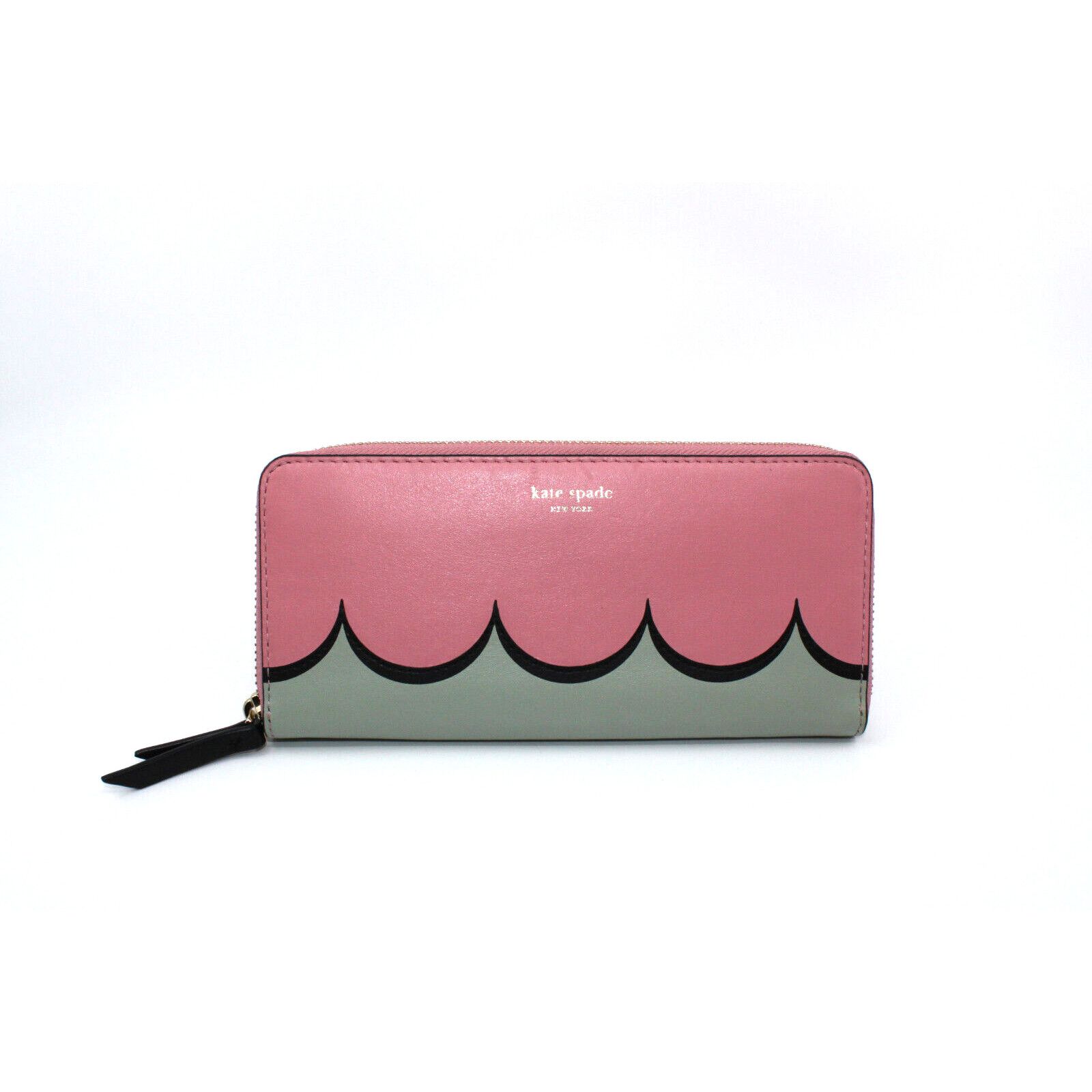 Kate Spade C0 KATE SPADE Zip-around Continental Sea Wave Leather Wallet Size ONE SIZE - 1 Thumbnail